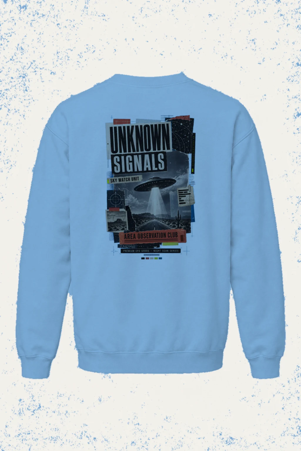"Unknown Signals" Heavy Blend Unisex Crewneck Sweatshirt | Gildan 18000