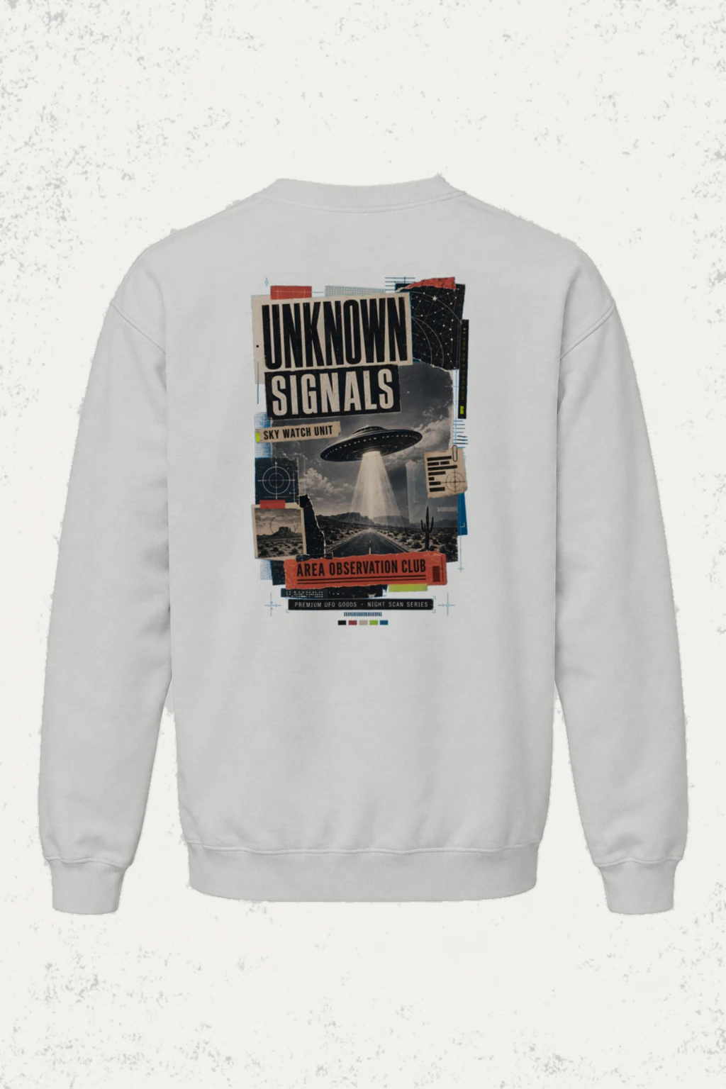 "Unknown Signals" Heavy Blend Unisex Crewneck Sweatshirt | Gildan 18000