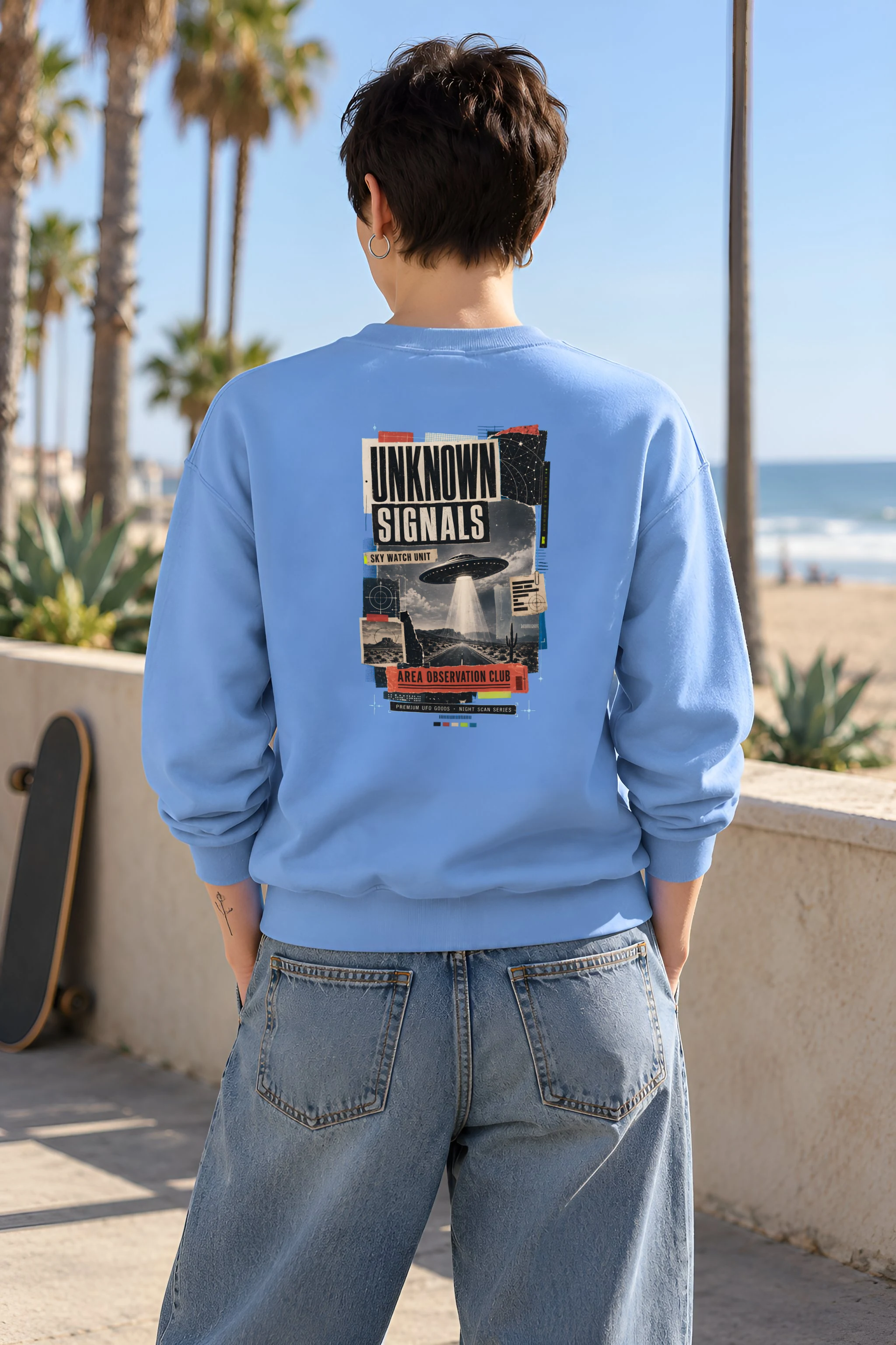"Unknown Signals" 1 Crewneck Sweatshirt