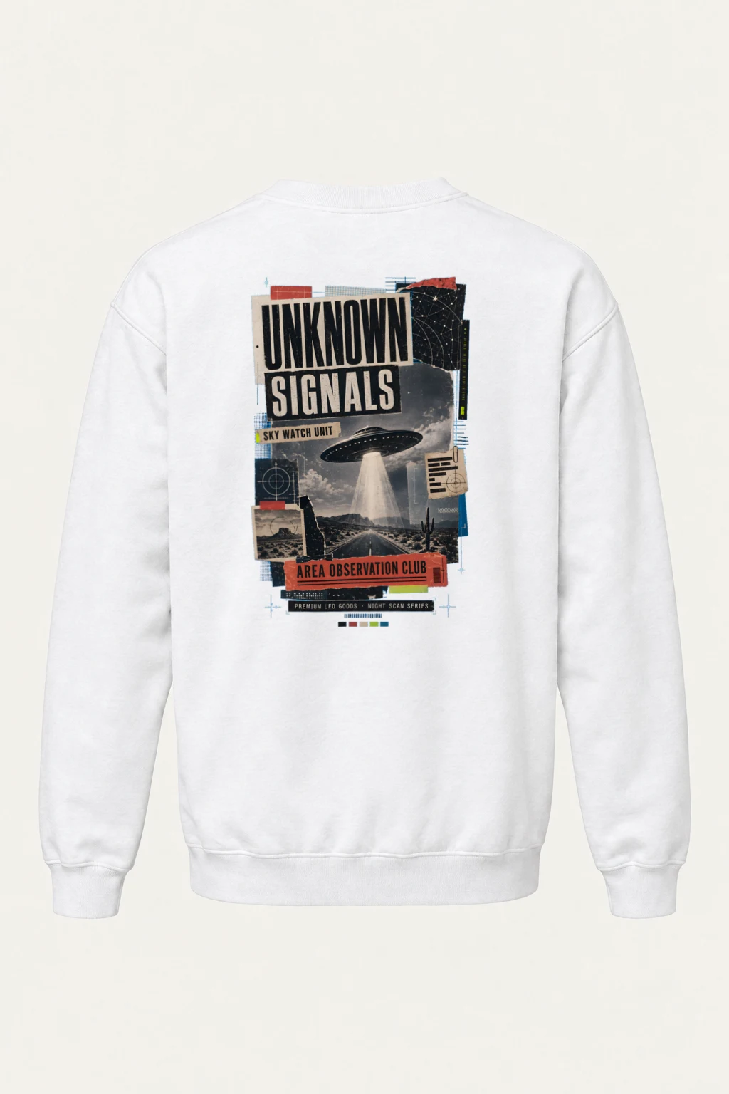 "Unknown Signals" Heavy Blend Unisex Crewneck Sweatshirt | Gildan 18000