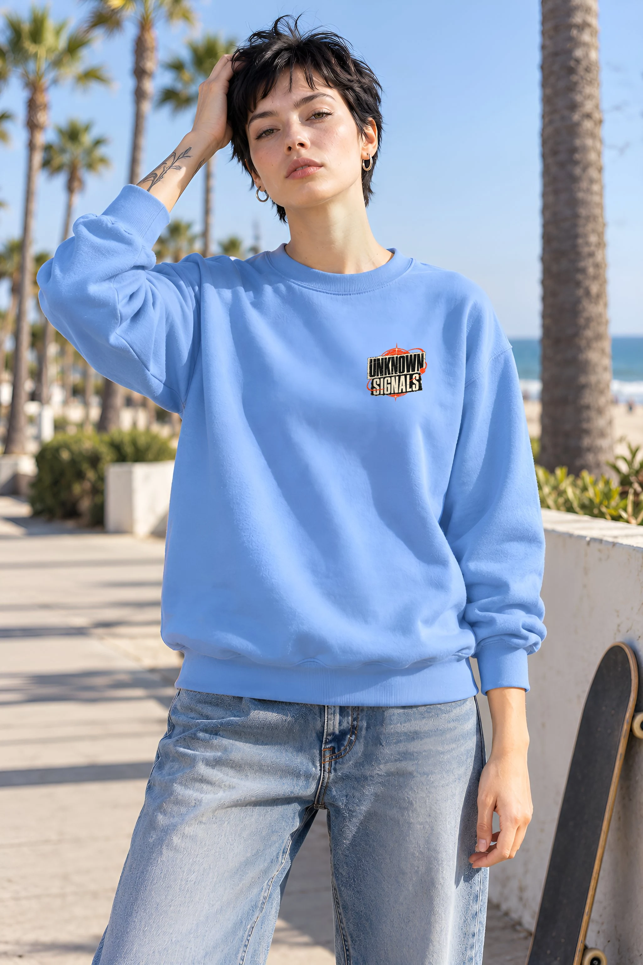 "Unknown Signals" 1 Crewneck Sweatshirt