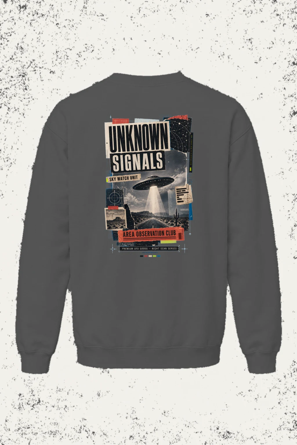 "Unknown Signals" Heavy Blend Unisex Crewneck Sweatshirt | Gildan 18000