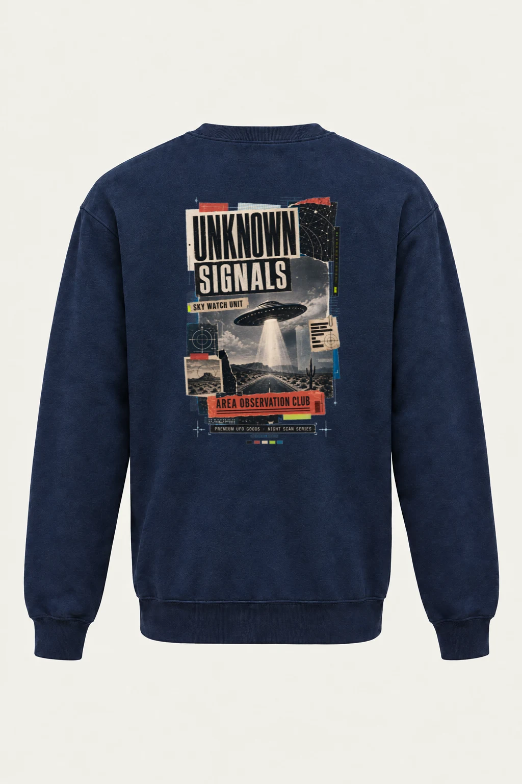 "Unknown Signals" Heavy Blend Unisex Crewneck Sweatshirt | Gildan 18000