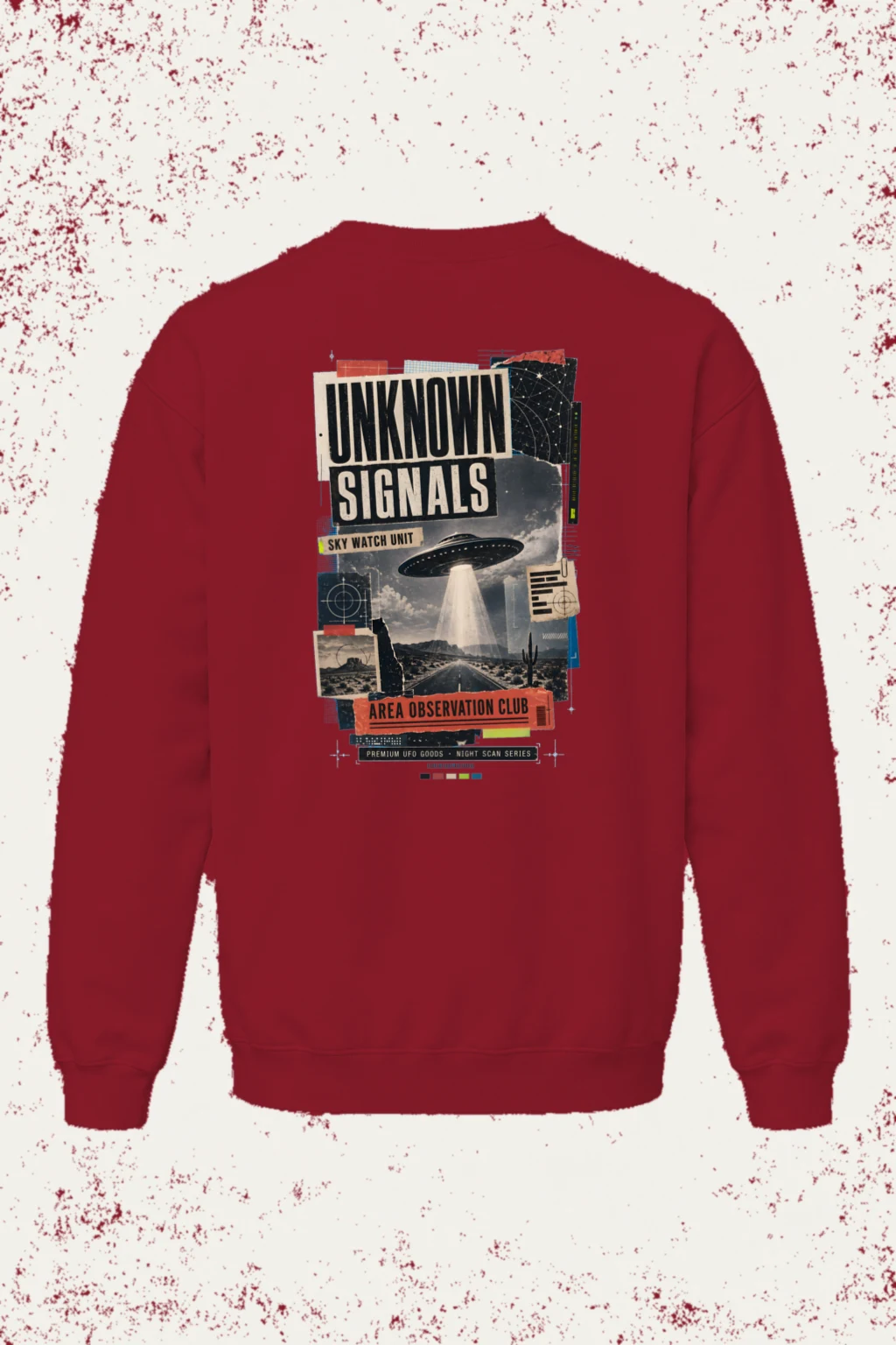 "Unknown Signals" Heavy Blend Unisex Crewneck Sweatshirt | Gildan 18000
