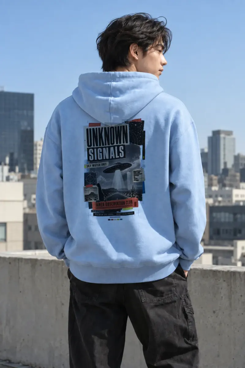 "Unknown Signals" Heavy Blend Unisex Pullover Hoodie | Gildan 18500