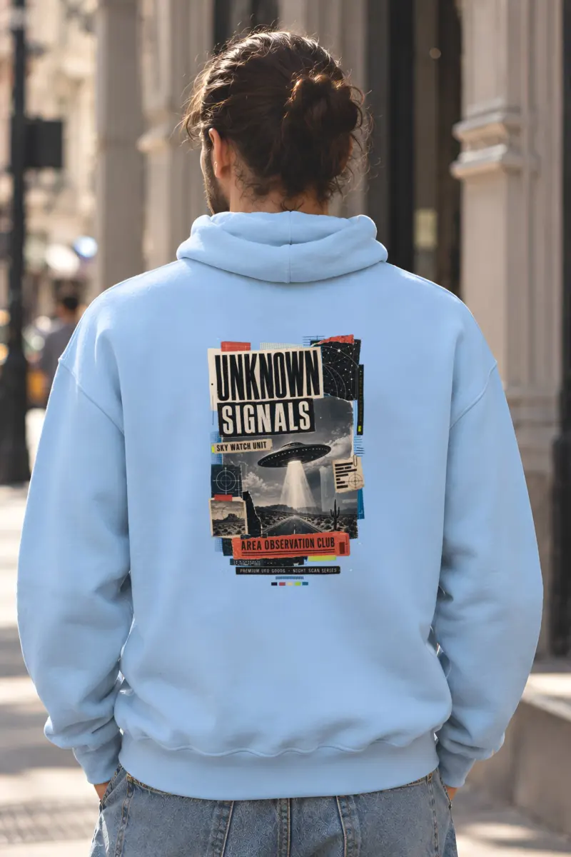 "Unknown Signals" Heavy Blend Unisex Pullover Hoodie