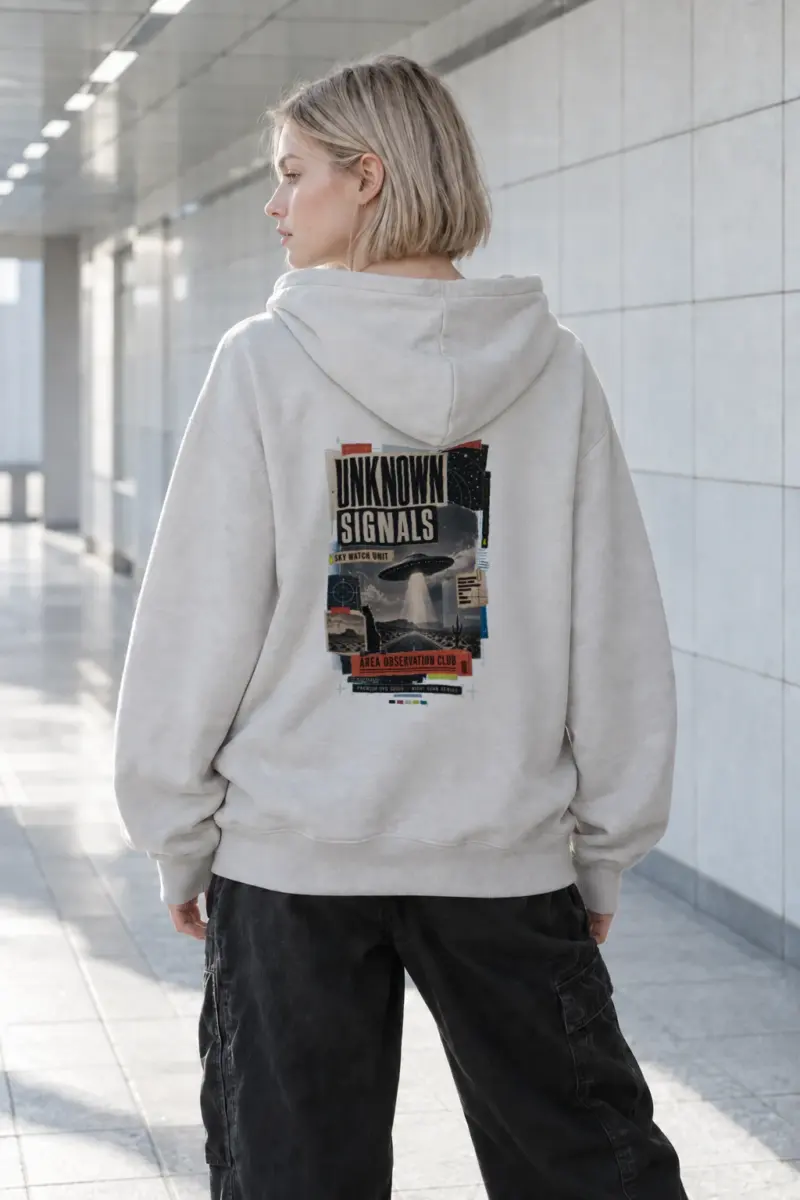 "Unknown Signals" Heavy Blend Unisex Pullover Hoodie | Gildan 18500