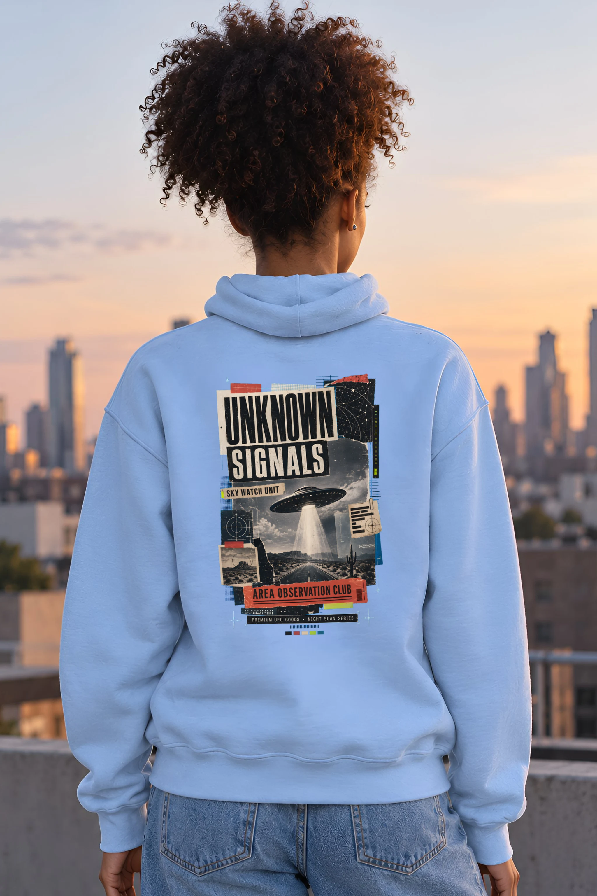 "Unknown Signals" 1 Pullover Hoodie