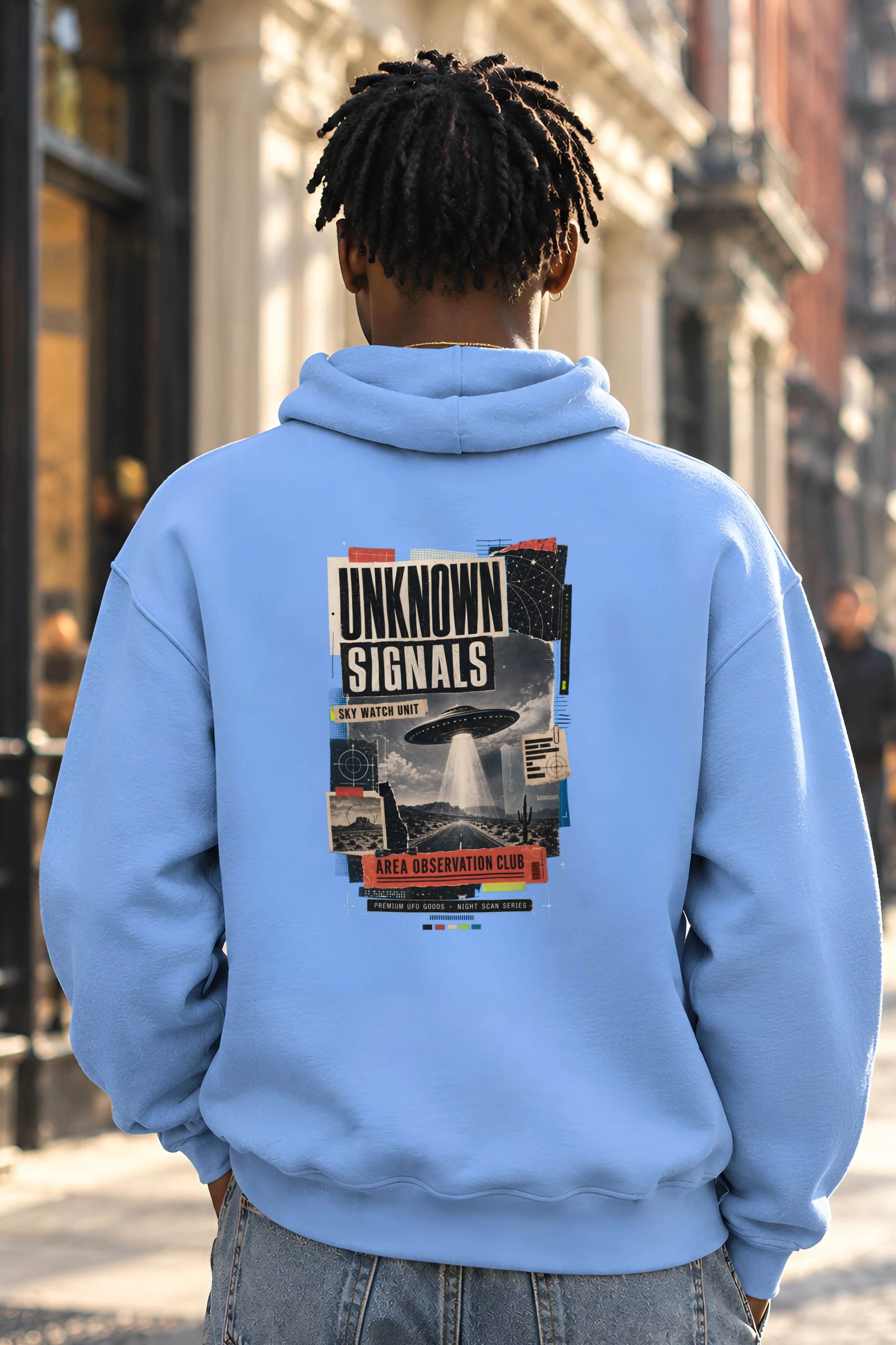 "Unknown Signals" 1 Pullover Hoodie
