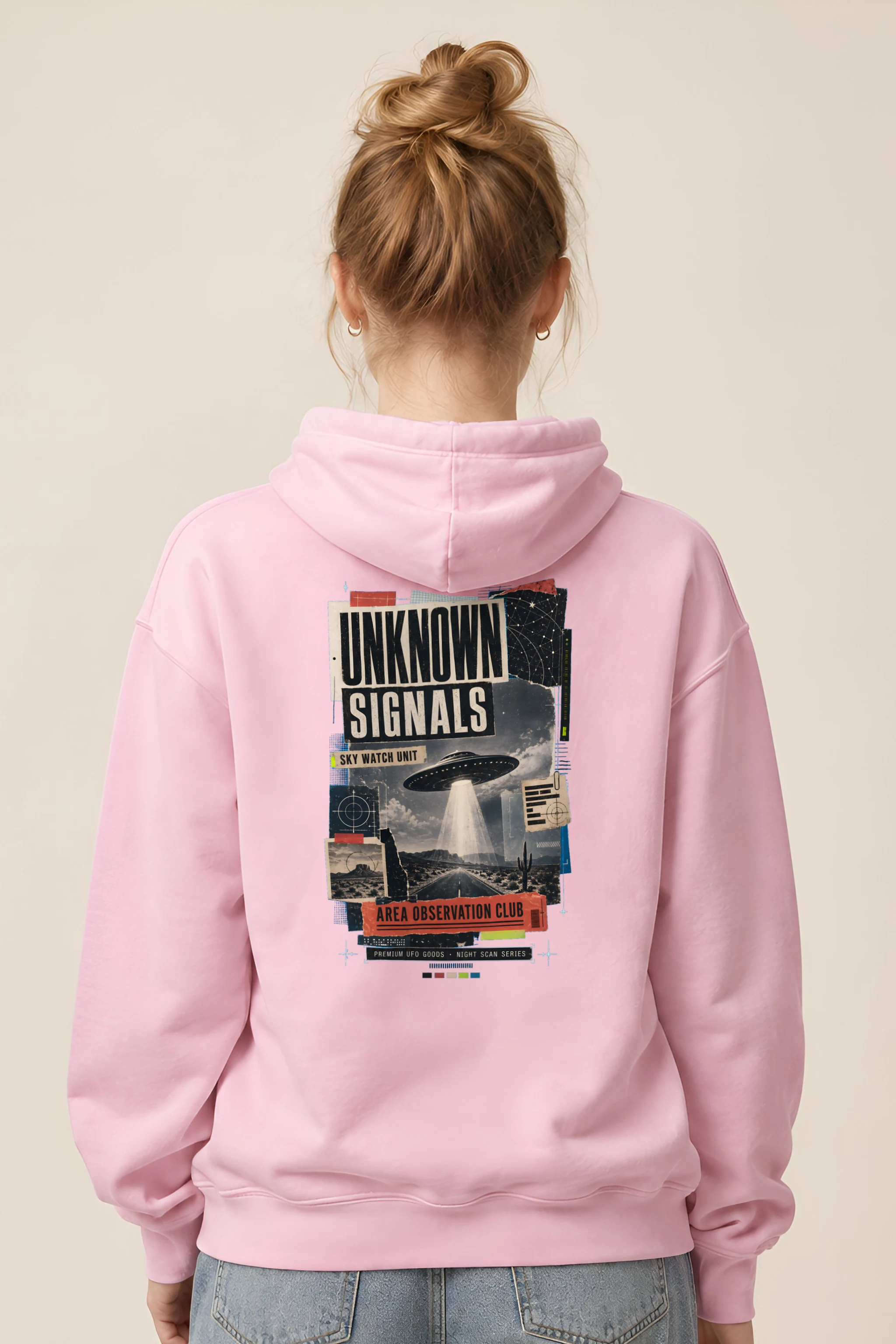 "Unknown Signals" 1 Pullover Hoodie