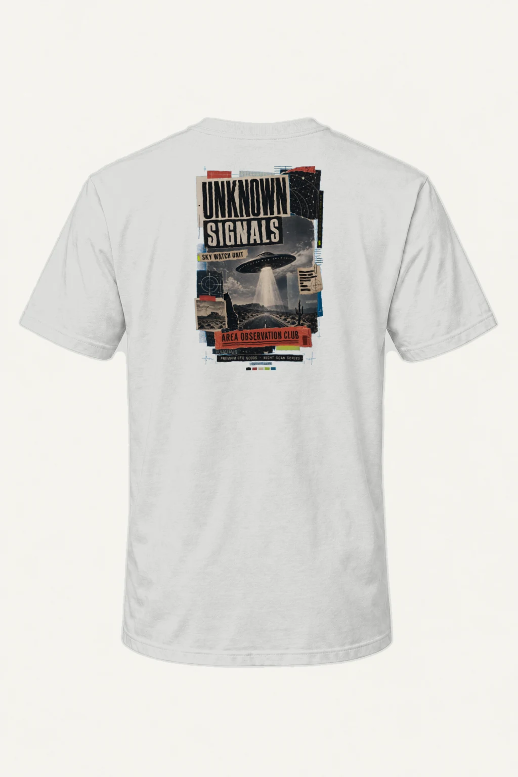 "Unknown Signals" Heavyweight Unisex Crewneck T-shirt | Gildan 5000