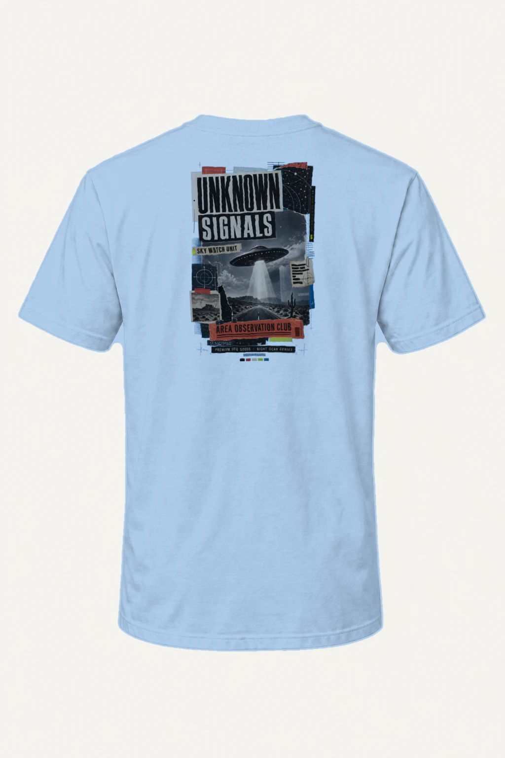 "Unknown Signals" Heavyweight Unisex Crewneck T-shirt | Gildan 5000