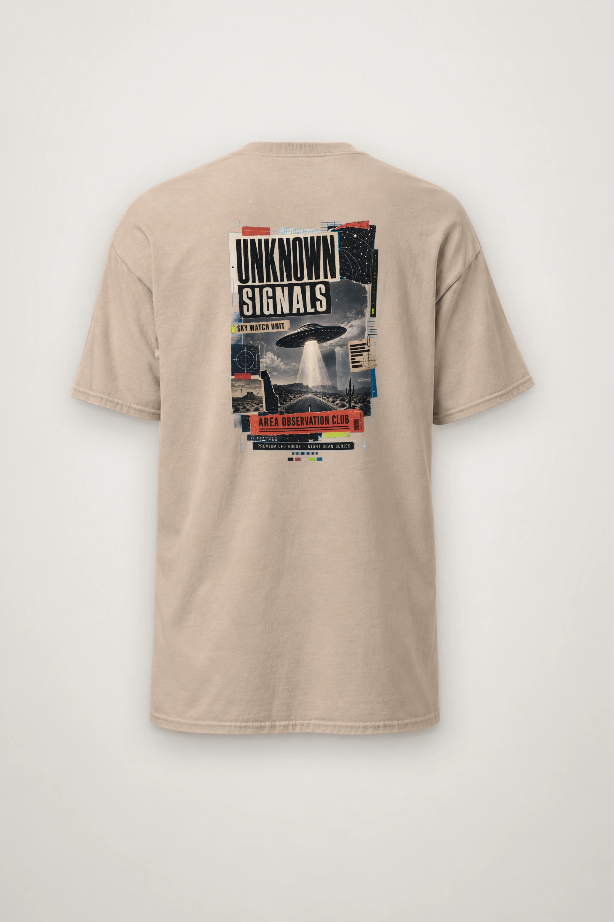 "Unknown Signals" Heavyweight Unisex Crewneck T-shirt