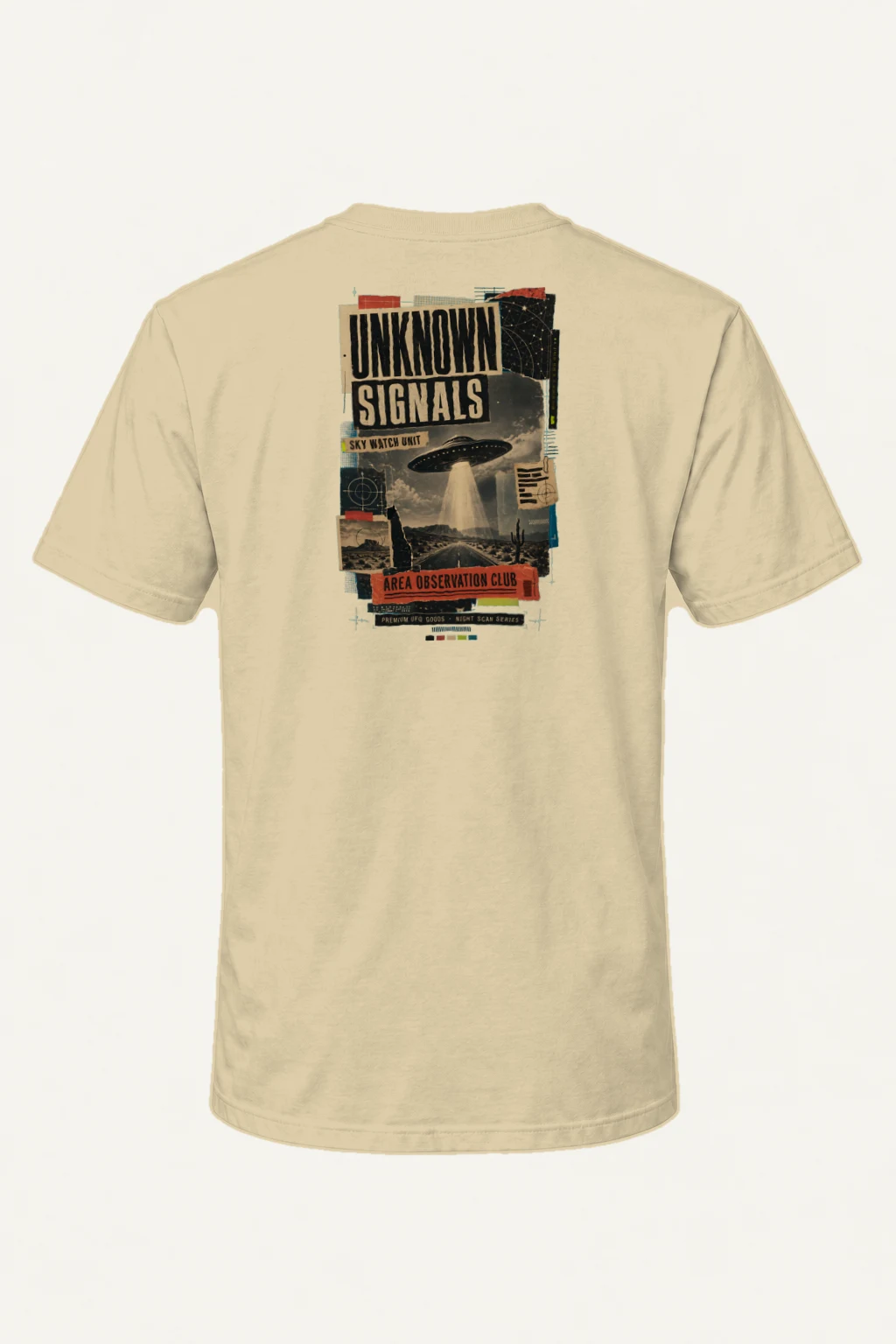 "Unknown Signals" Heavyweight Unisex Crewneck T-shirt | Gildan 5000