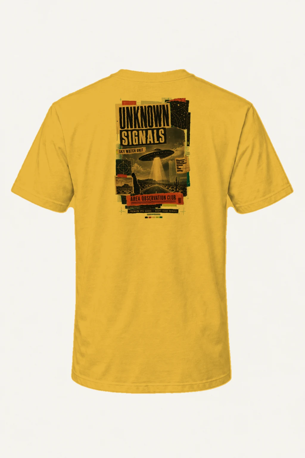 "Unknown Signals" Heavyweight Unisex Crewneck T-shirt | Gildan 5000
