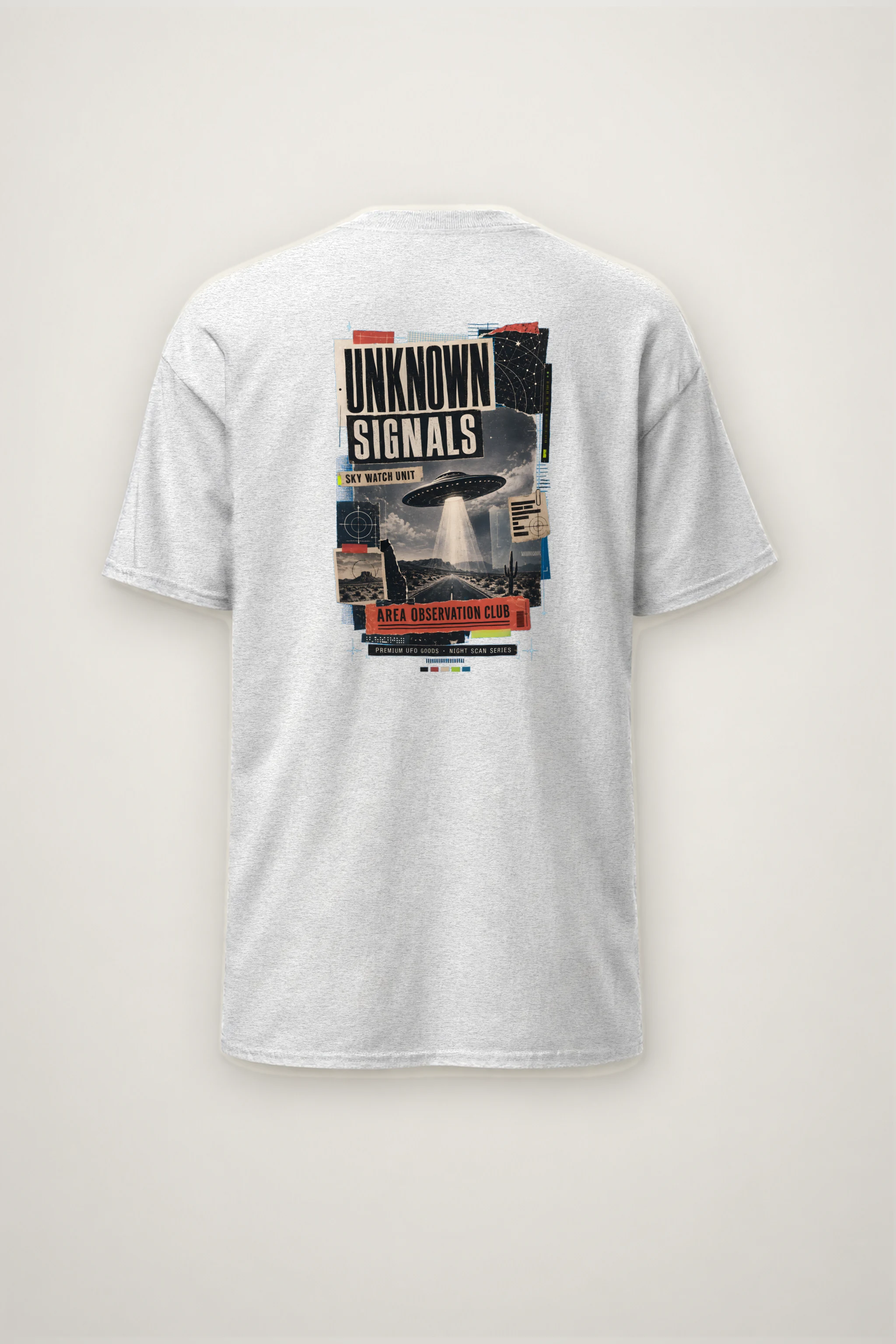 "Unknown Signals" Heavyweight Unisex Crewneck T-shirt