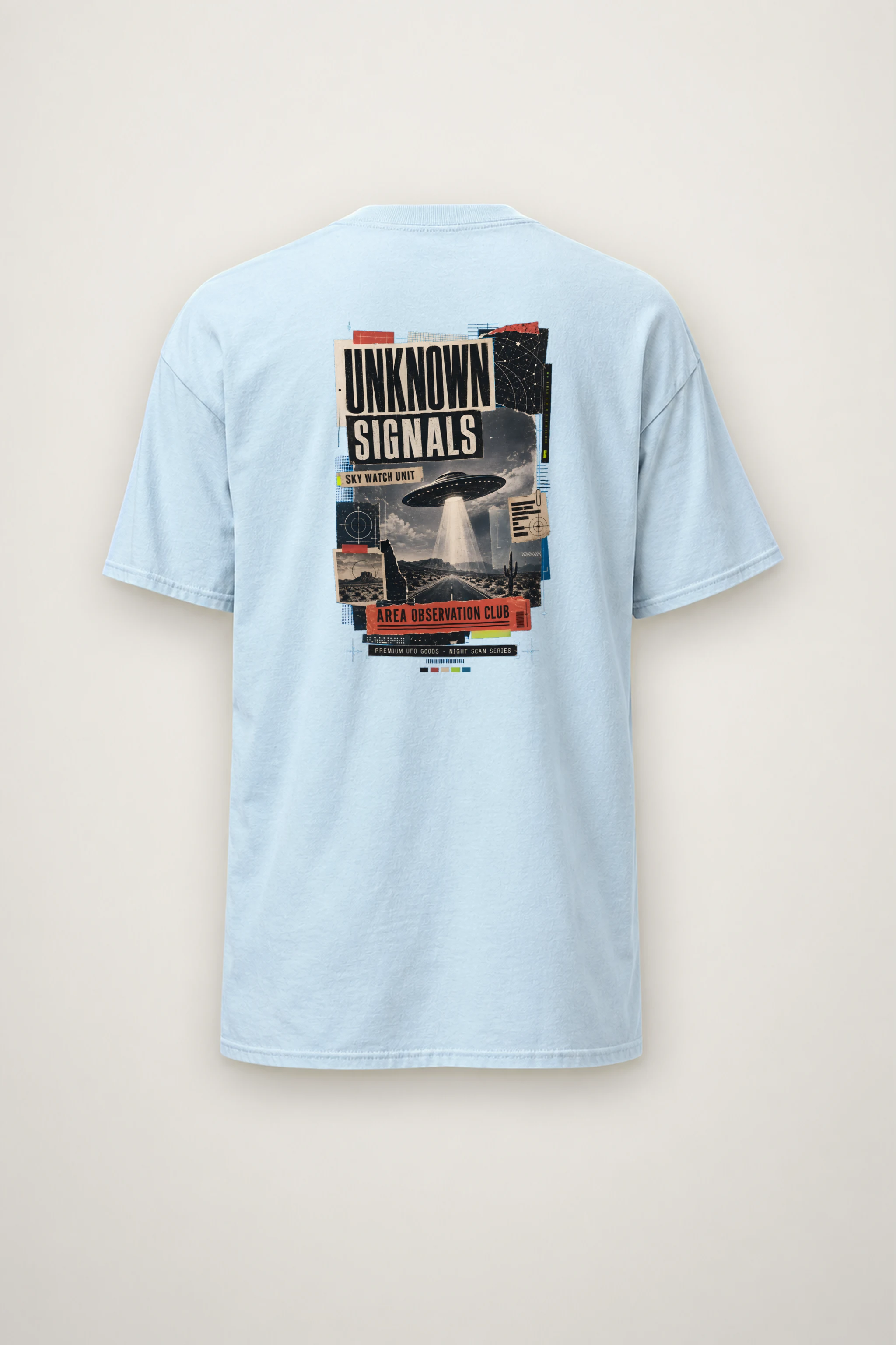 "Unknown Signals" Heavyweight Unisex Crewneck T-shirt