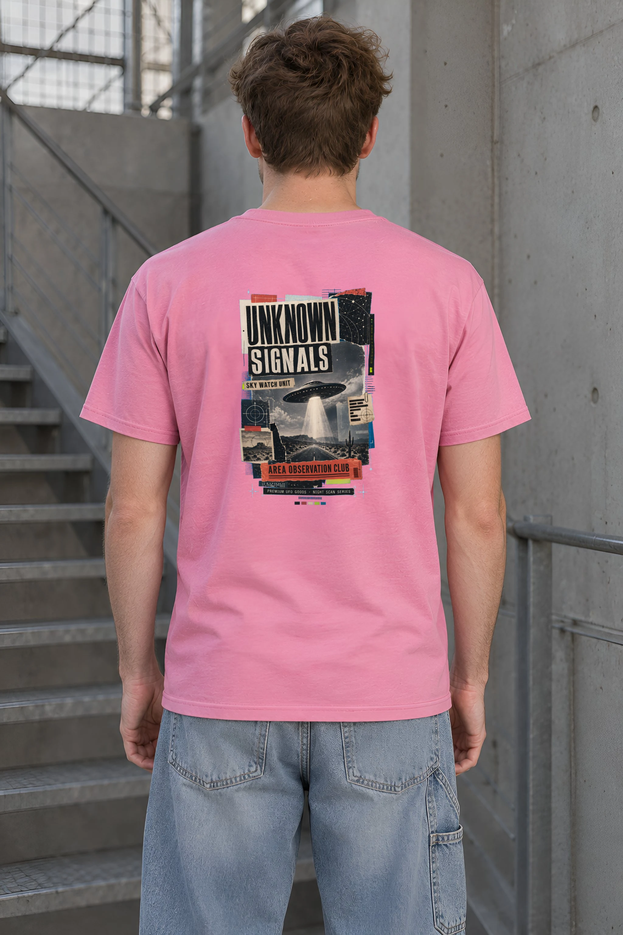 "Unknown Signals" Heavyweight Unisex Crewneck T-shirt
