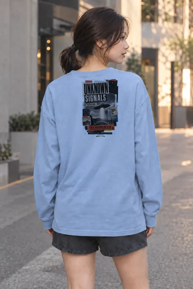 "Unknown Signals" Unisex Longsleeve T-shirt | Gildan 2400