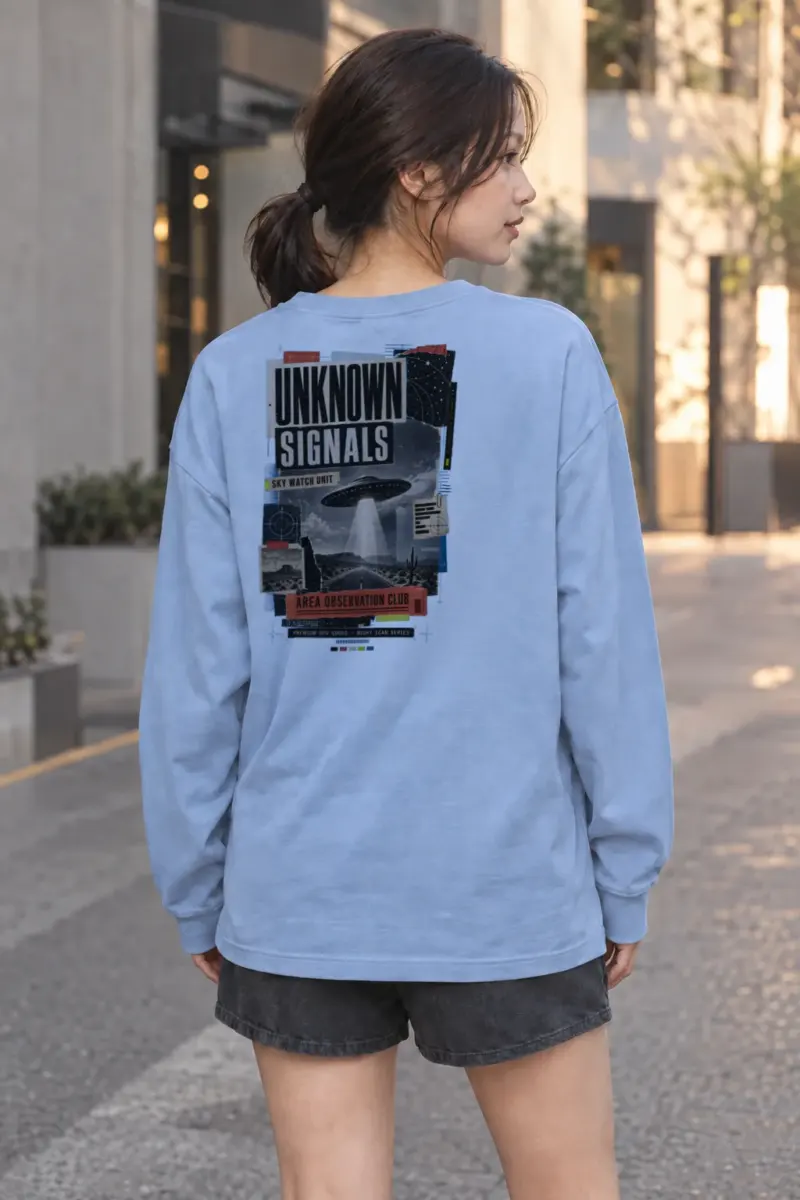 “Unknown Signals” Unisex Longsleeve T-shirt | Gildan 2400