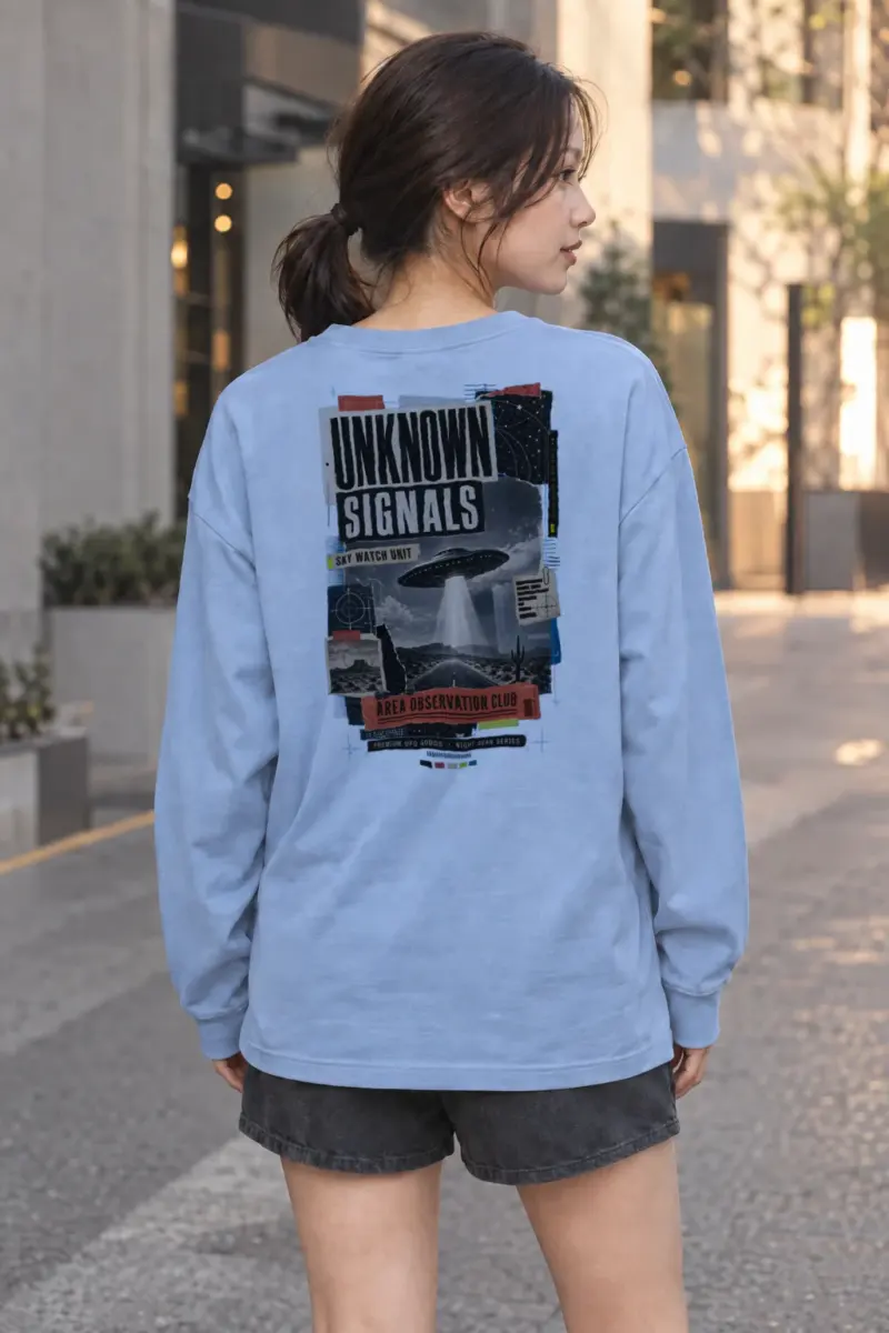 "Unknown Signals" Unisex Longsleeve T-shirt | Gildan 2400