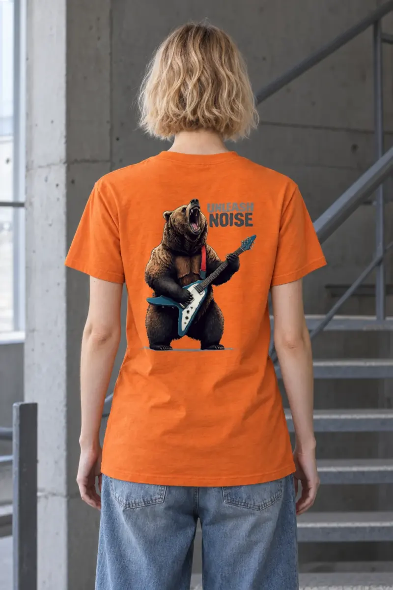 "Unleash Noise" Heavyweight Unisex Crewneck T-shirt
