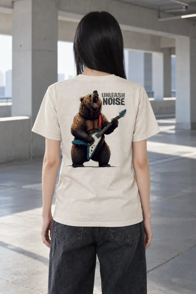 "Unleash Noise" Heavyweight Unisex Crewneck T-shirt | Gildan 5000