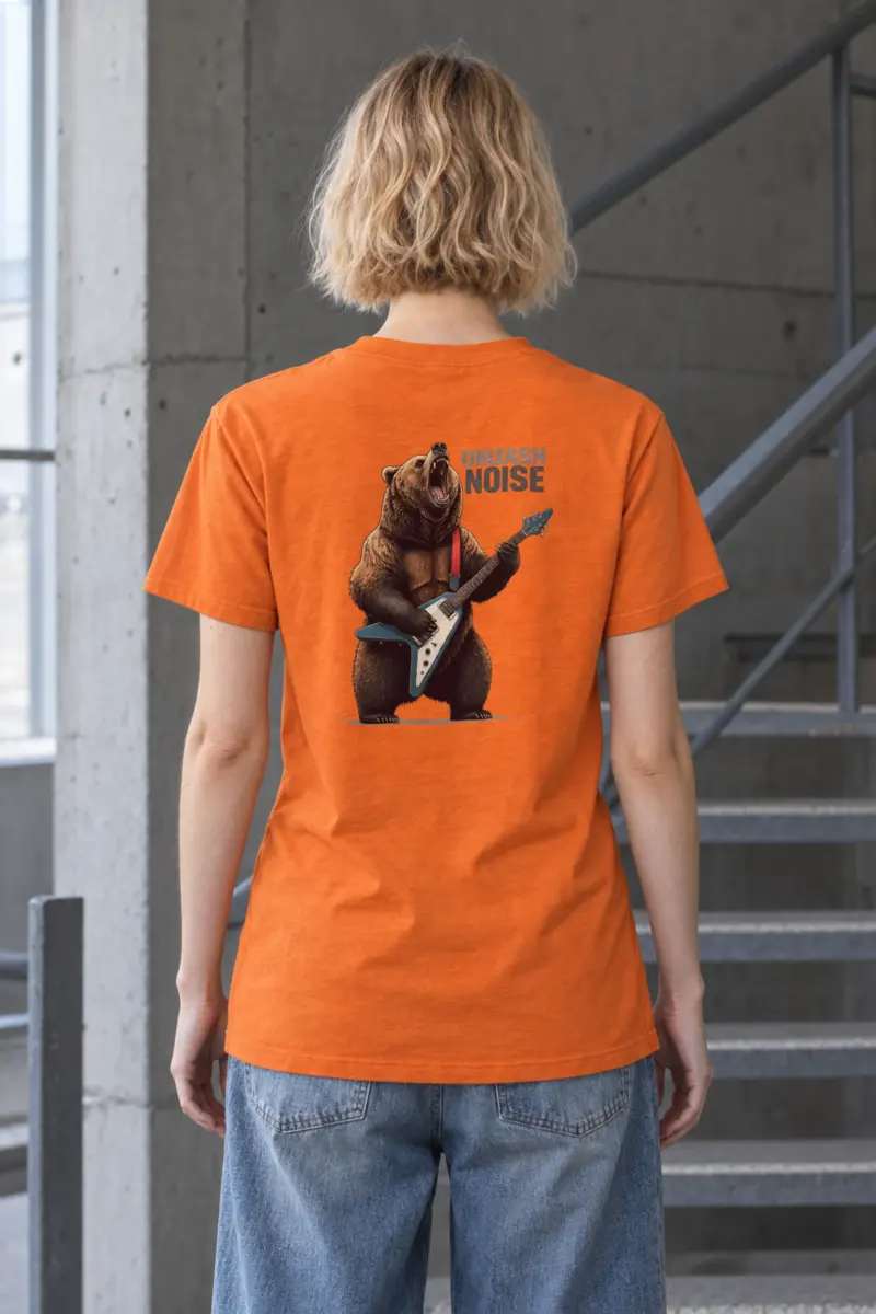"Unleash Noise" Heavyweight Unisex Crewneck T-shirt