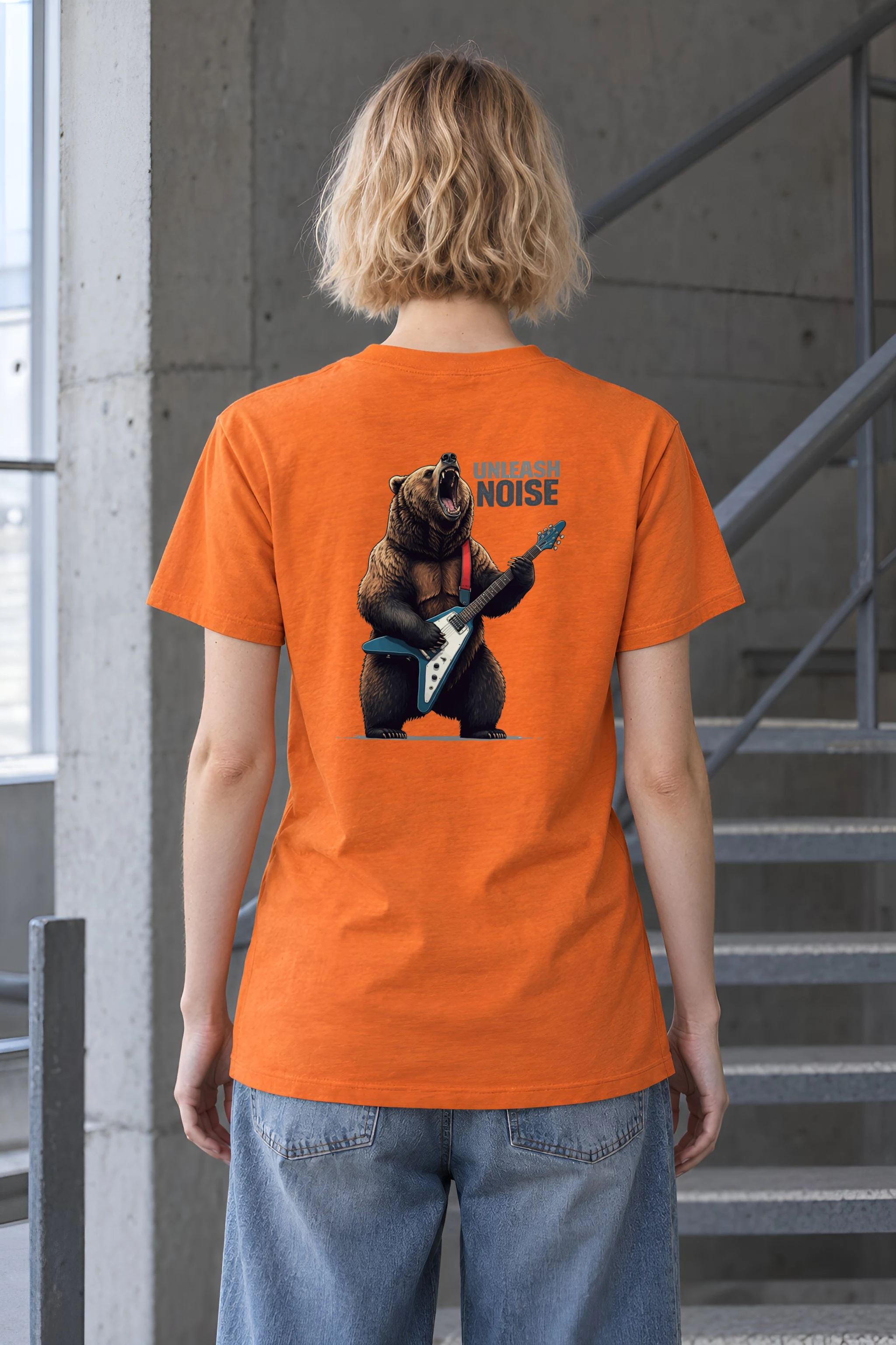 "Unleash Noise" Heavyweight Unisex Crewneck T-shirt