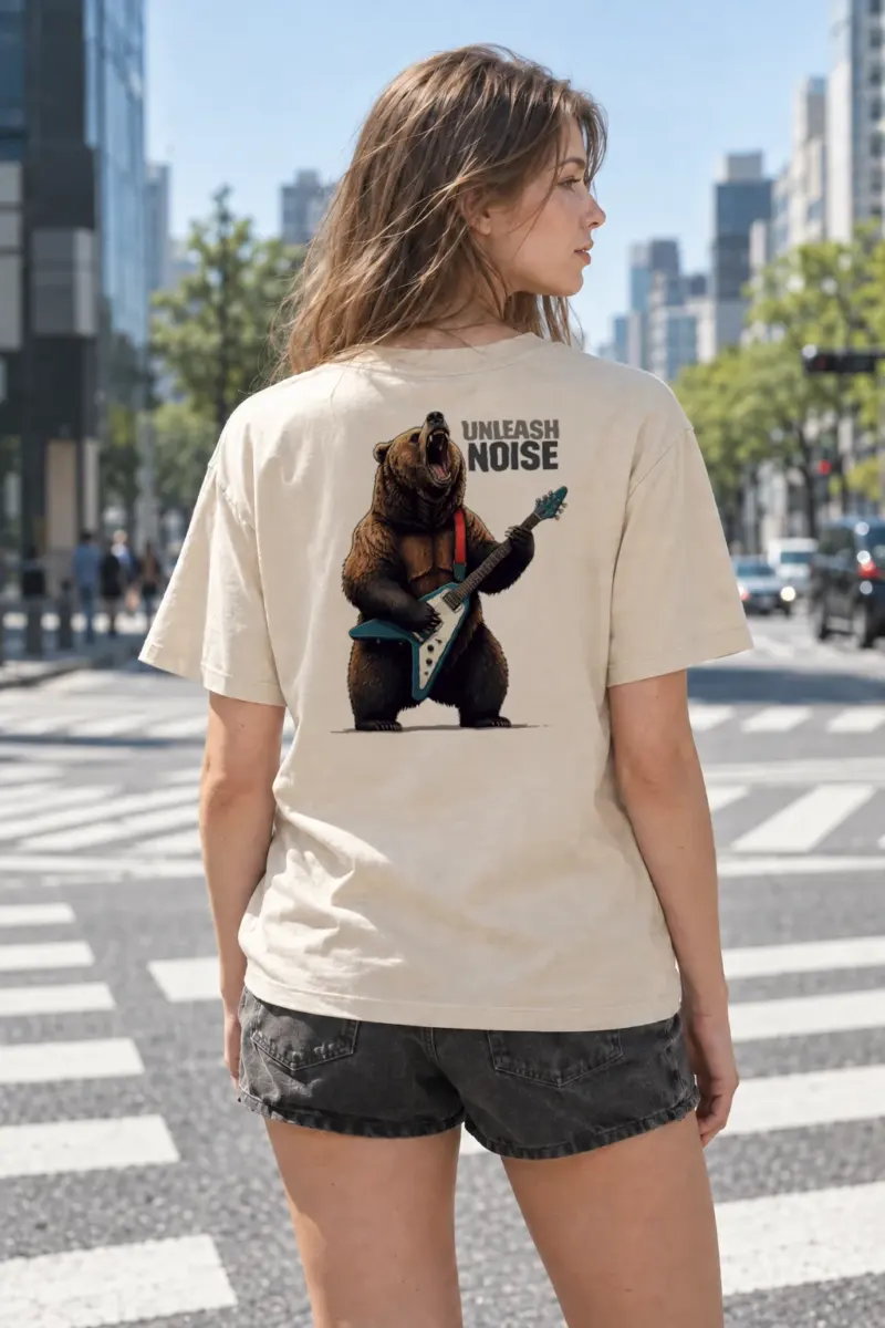 "Unleash Noise" Heavyweight Unisex Crewneck T-shirt | Gildan 5000