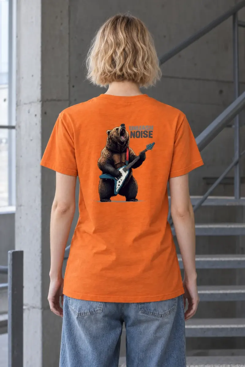 "Unleash Noise" Heavyweight Unisex Crewneck T-shirt