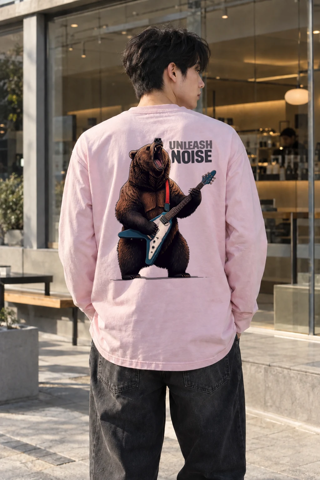 "Unleash Noise" Unisex Longsleeve T-shirt | Gildan 2400