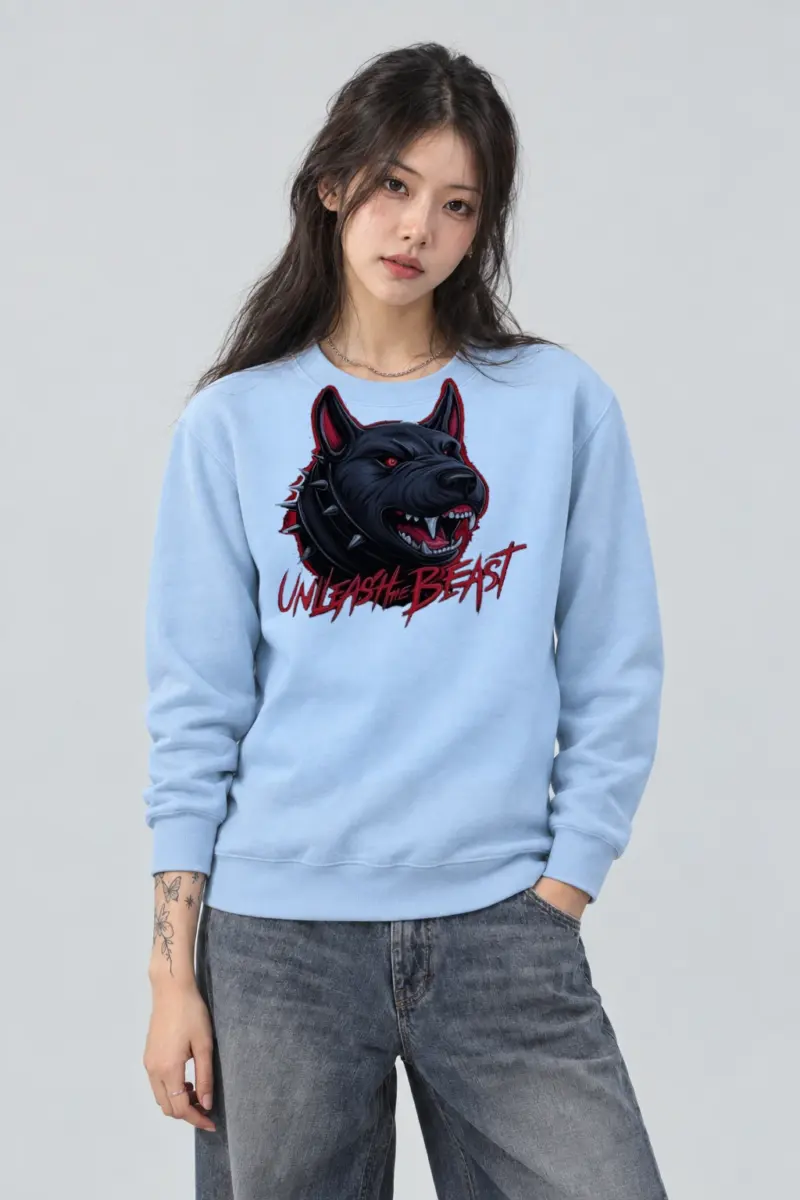 "Unleash The Beast" Heavy Blend Unisex Crewneck Sweatshirt