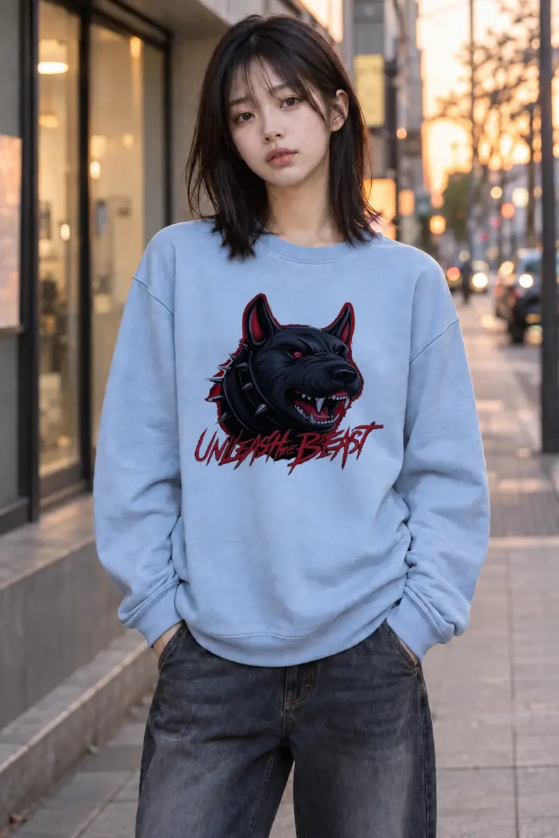 "Unleash The Beast" Heavy Blend Unisex Crewneck Sweatshirt
