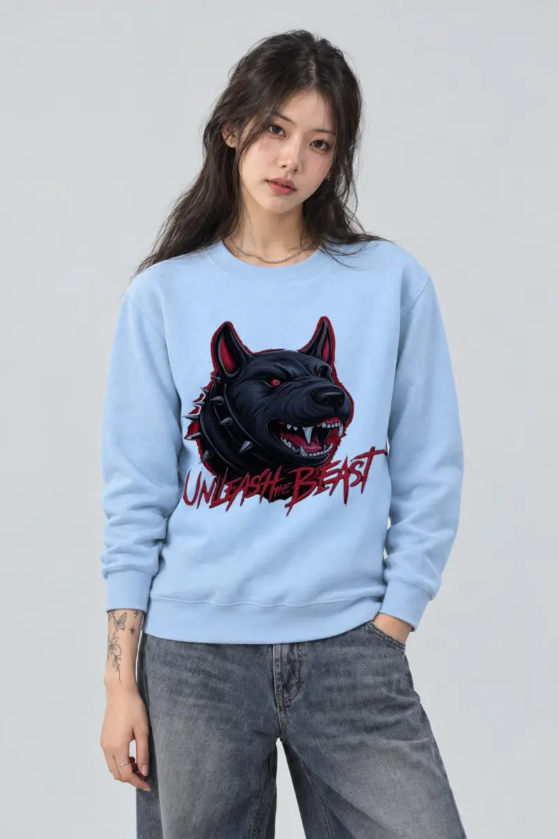 "Unleash The Beast" Heavy Blend Unisex Crewneck Sweatshirt