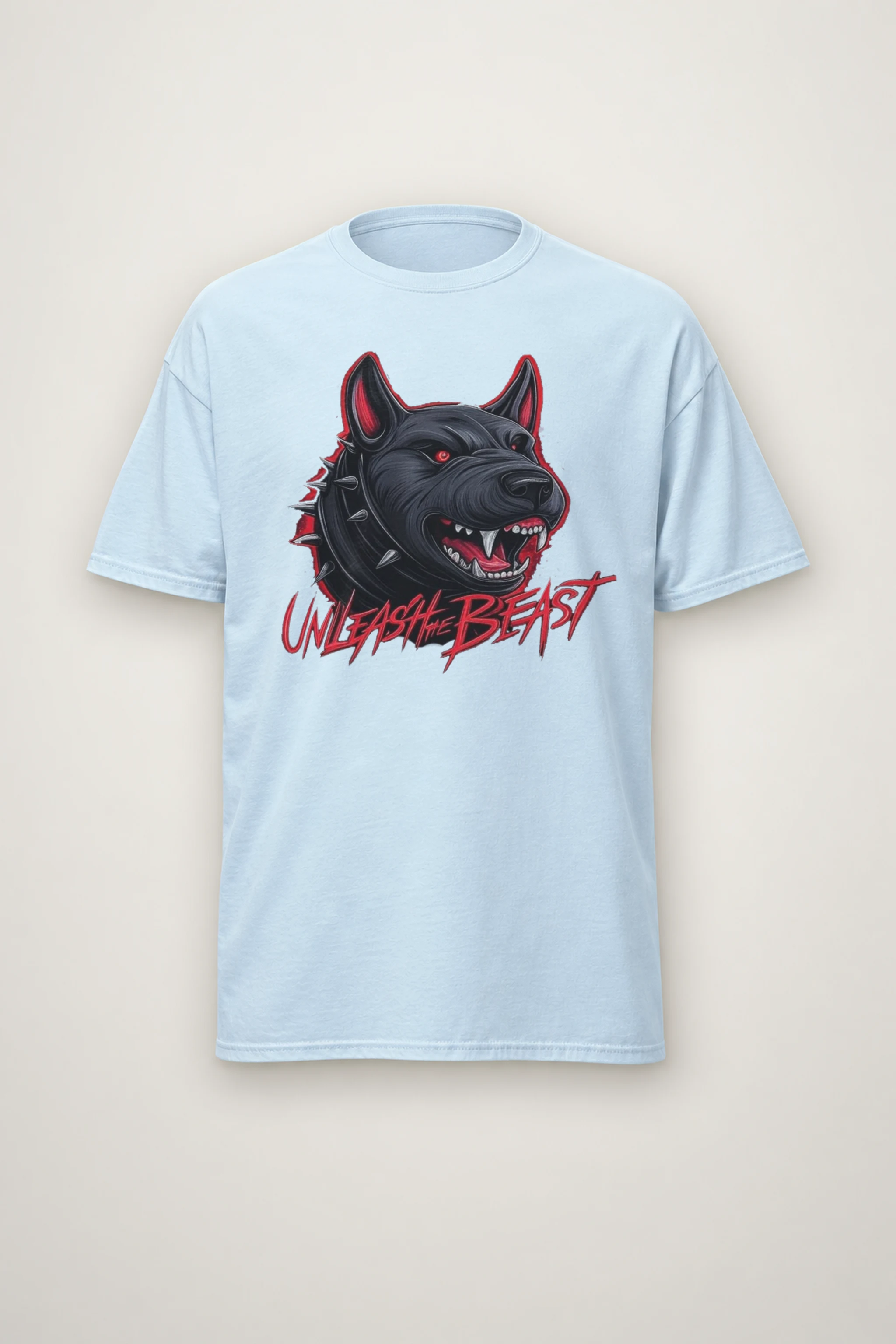 "Unleash The Beast" Heavyweight Unisex Crewneck T-shirt