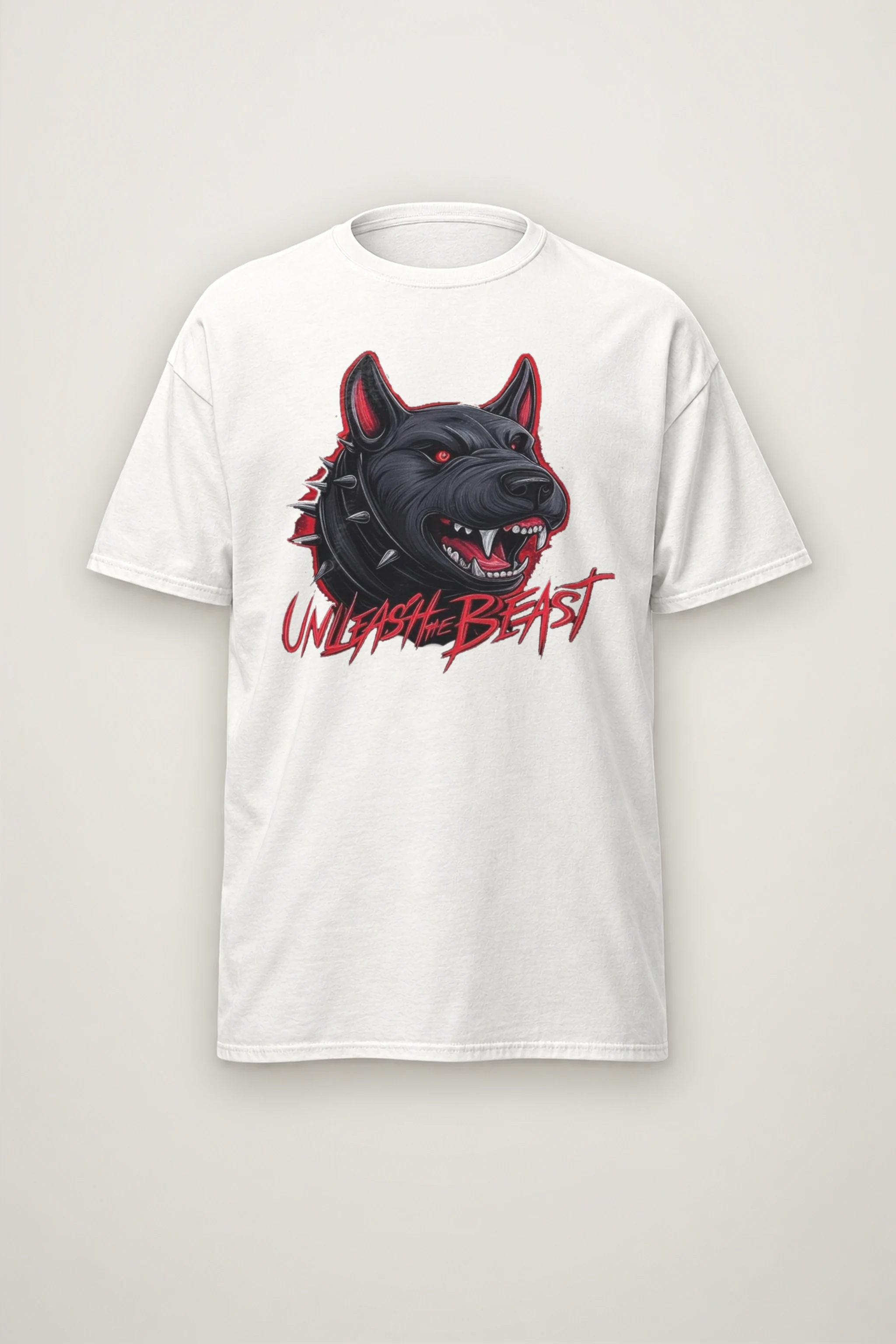 "Unleash The Beast" Heavyweight Unisex Crewneck T-shirt