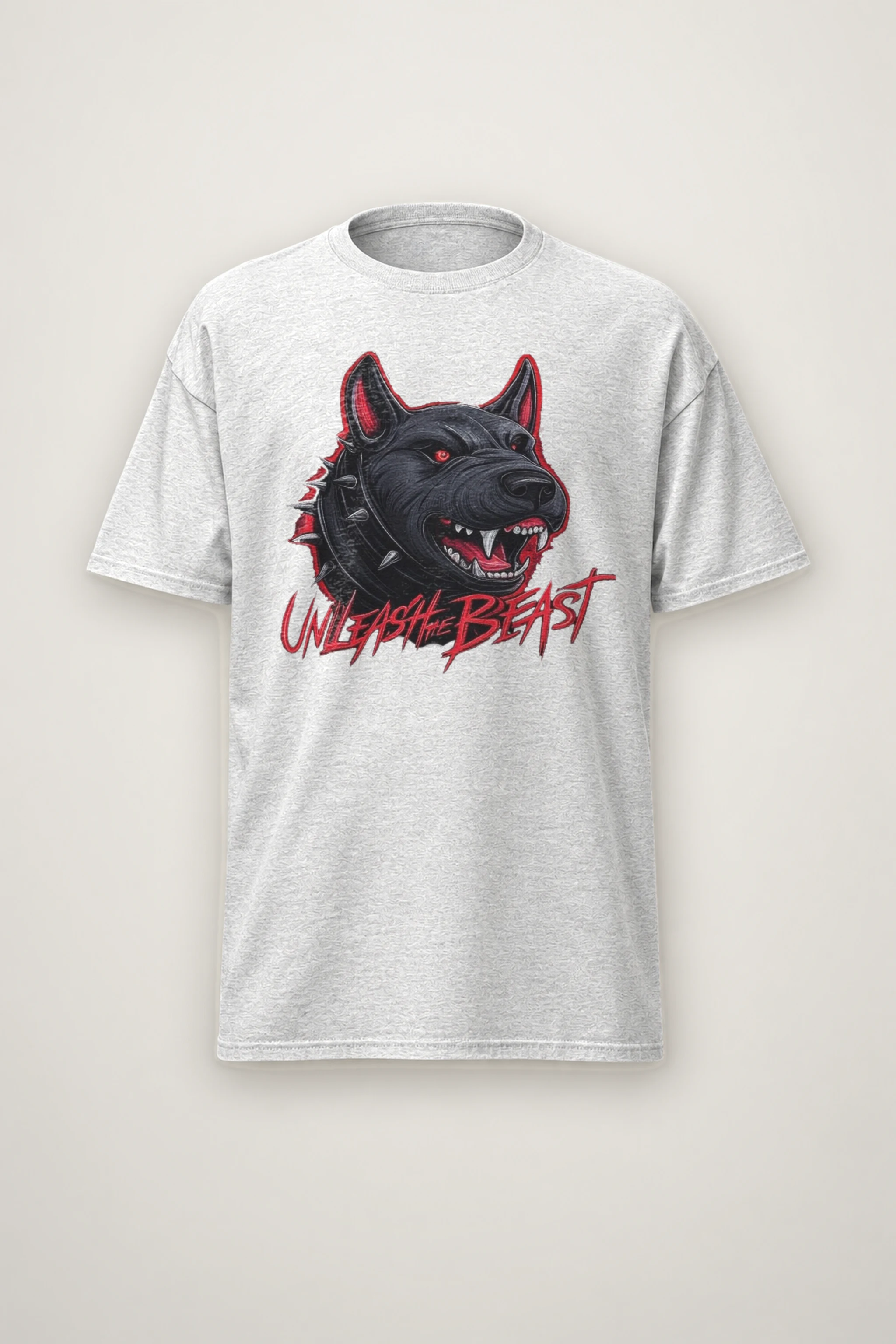 "Unleash The Beast" Heavyweight Unisex Crewneck T-shirt