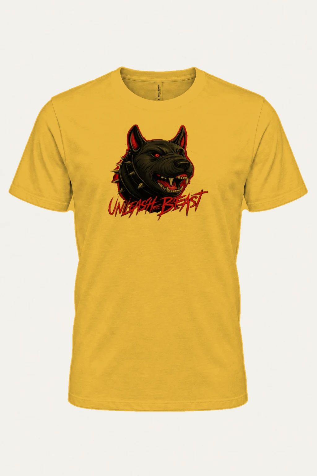 "Unleash The Beast" Heavyweight Unisex Crewneck T-shirt | Gildan 5000