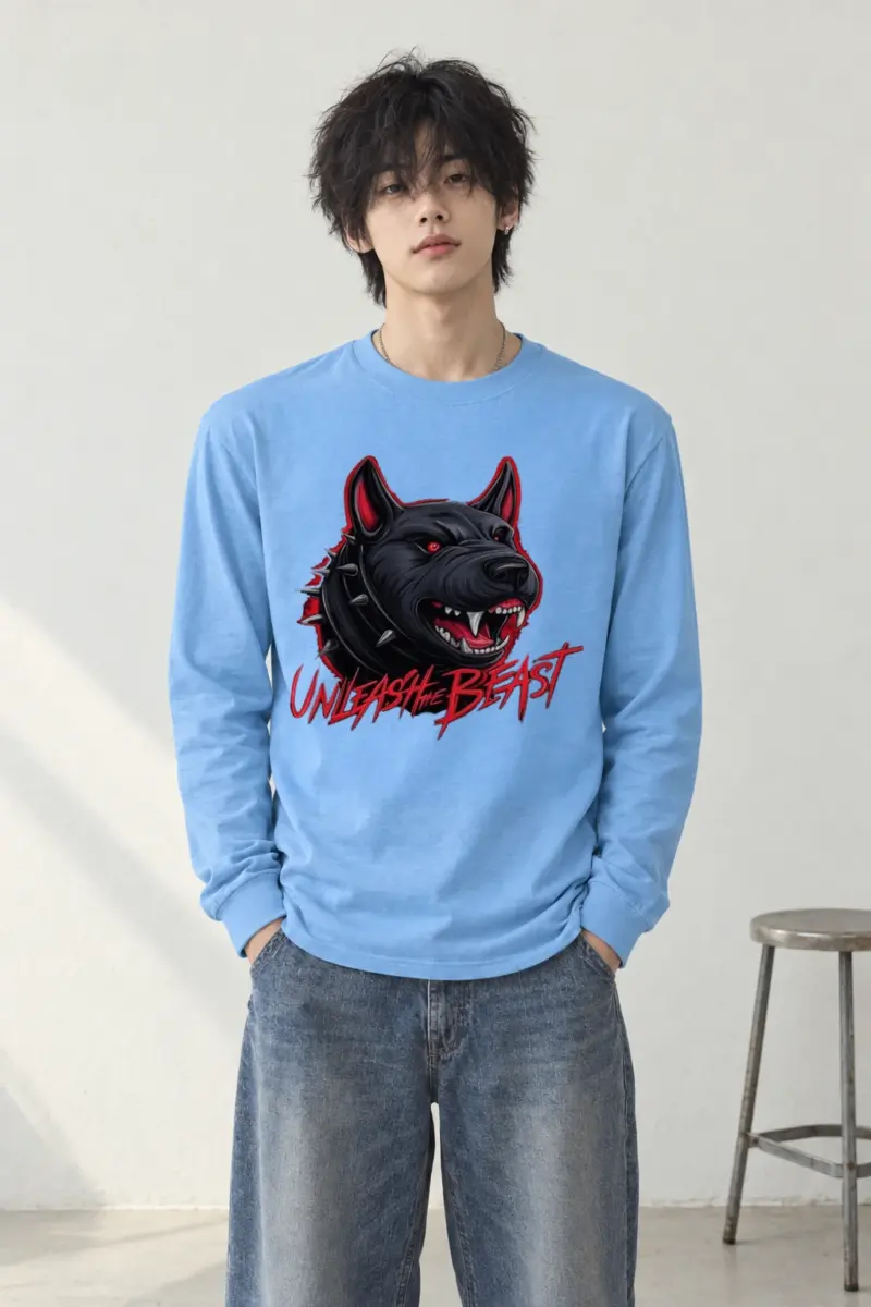 "Unleash The Beast" Unisex Longsleeve T-shirt