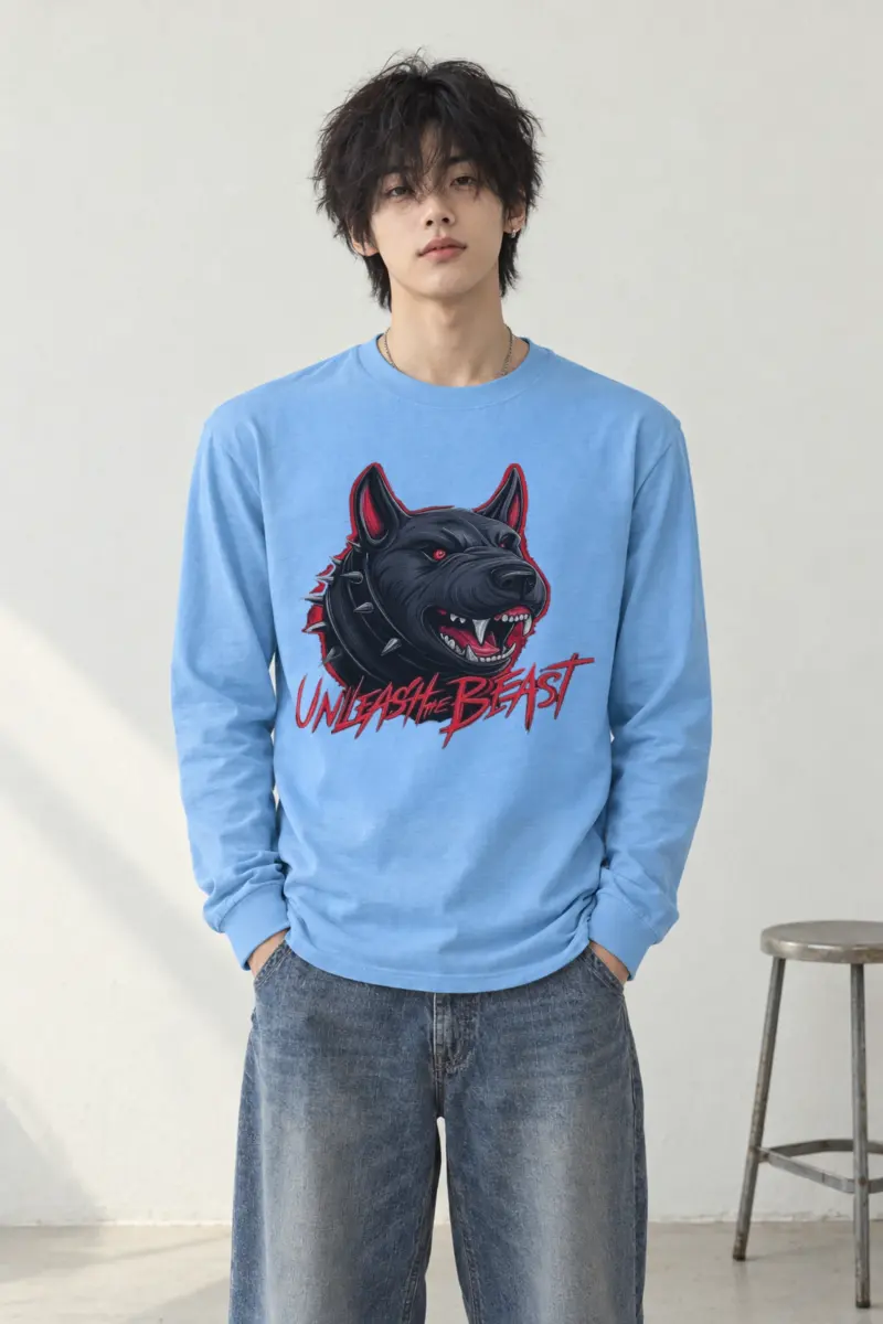 "Unleash The Beast" Unisex Longsleeve T-shirt