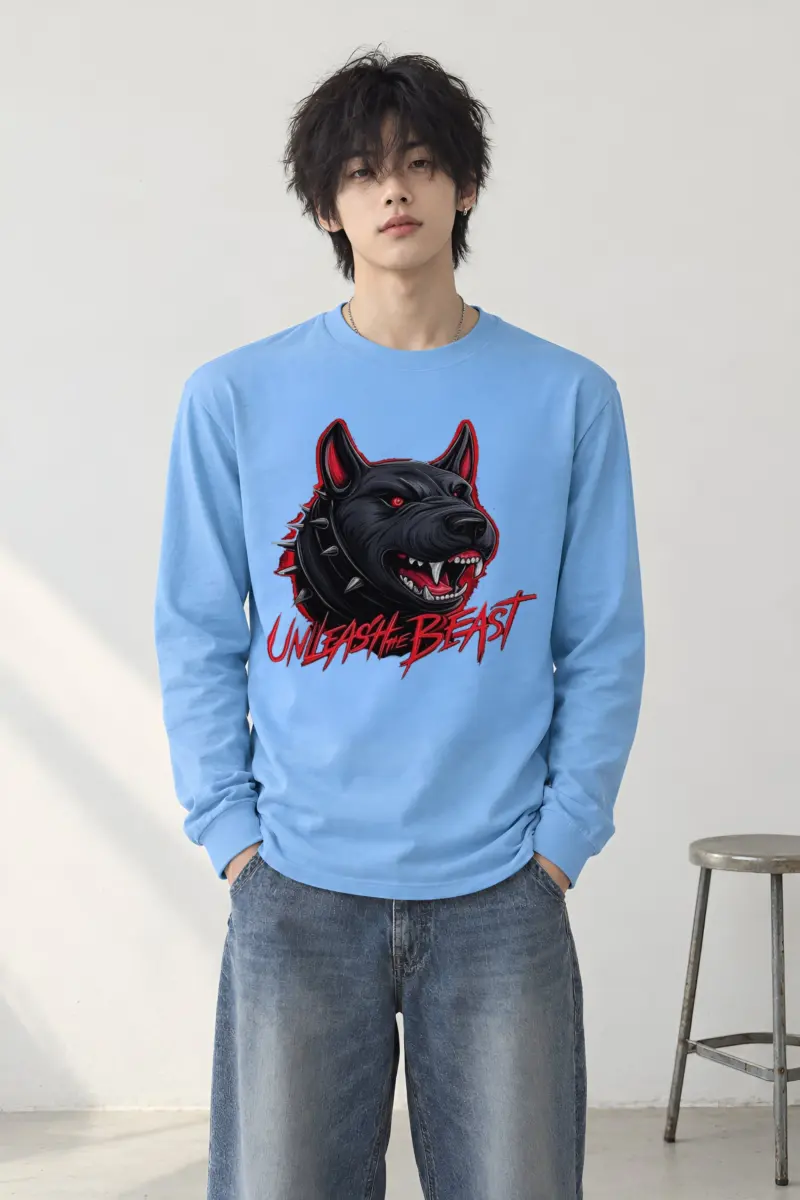 "Unleash The Beast" Unisex Longsleeve T-shirt