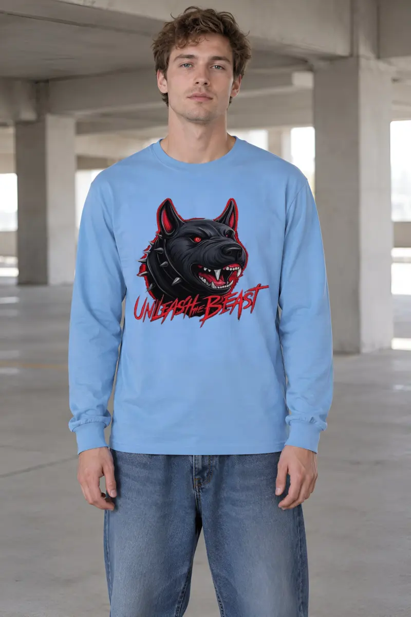 "Unleash The Beast" Unisex Longsleeve T-shirt