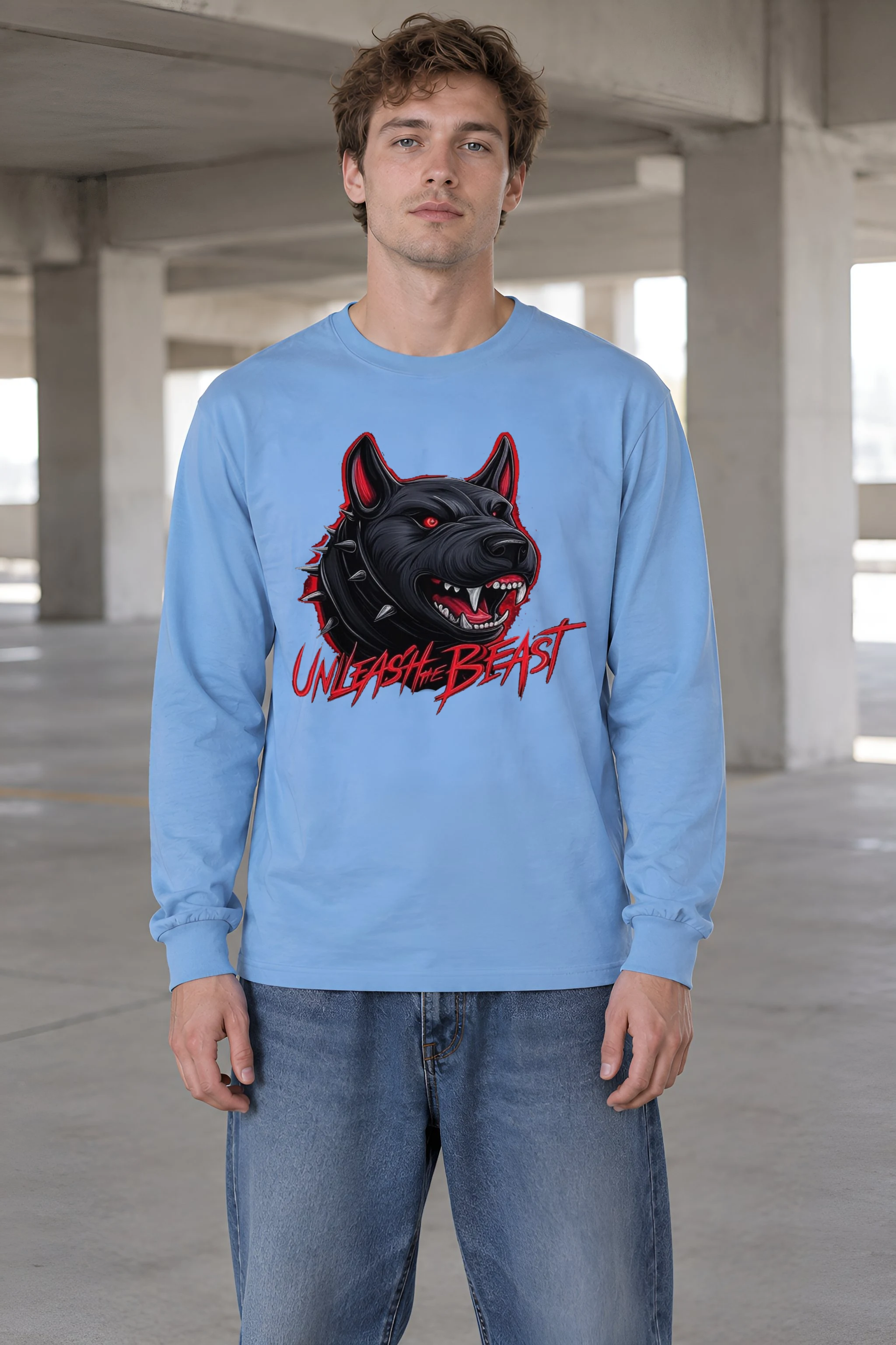 "Unleash The Beast" Unisex Longsleeve T-shirt