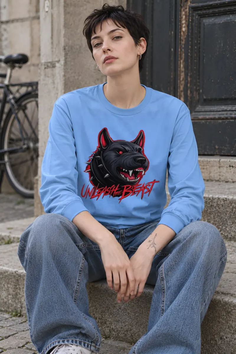 "Unleash The Beast" Unisex Longsleeve T-shirt