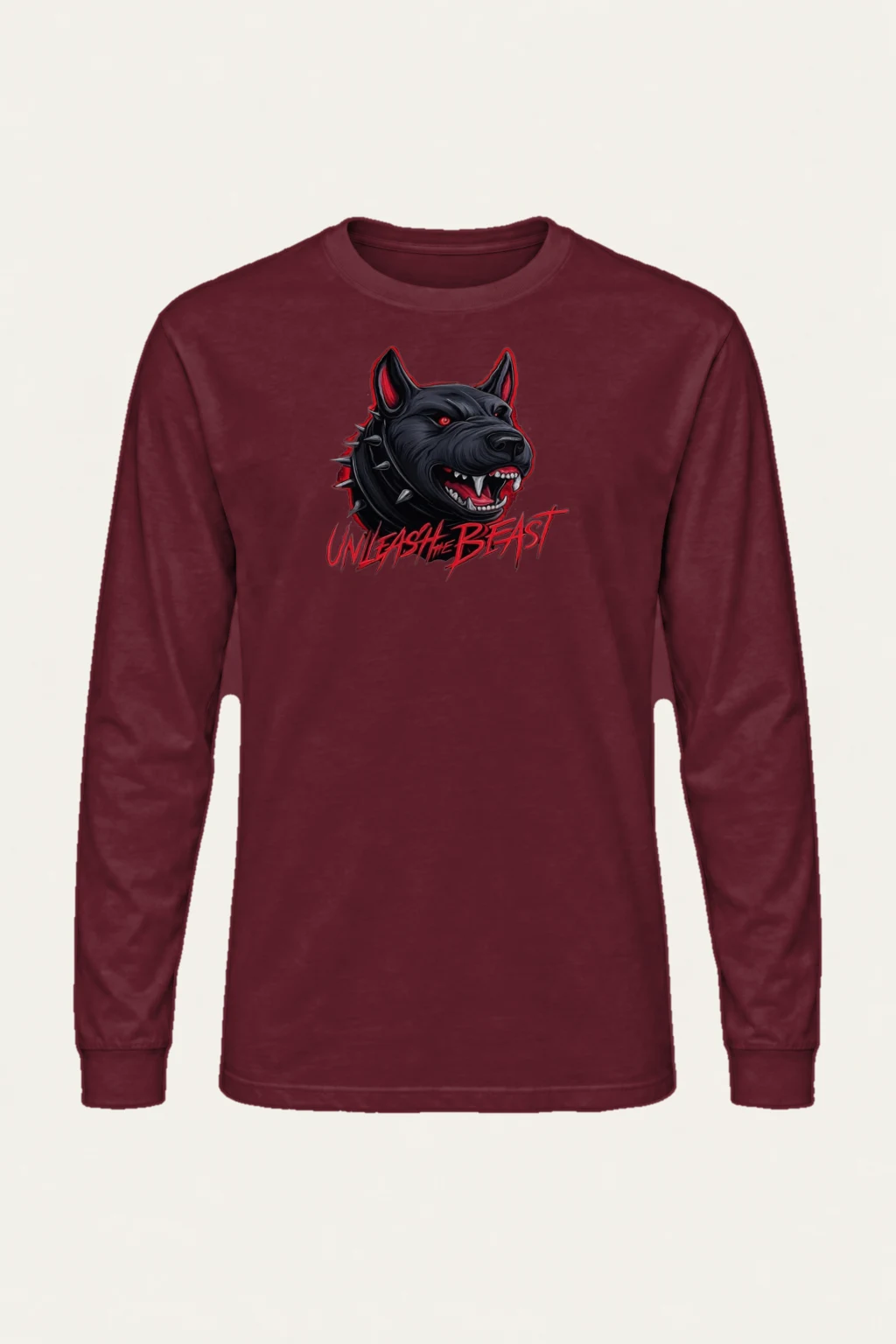 "Unleash The Beast" Unisex Longsleeve T-shirt | Gildan 2400