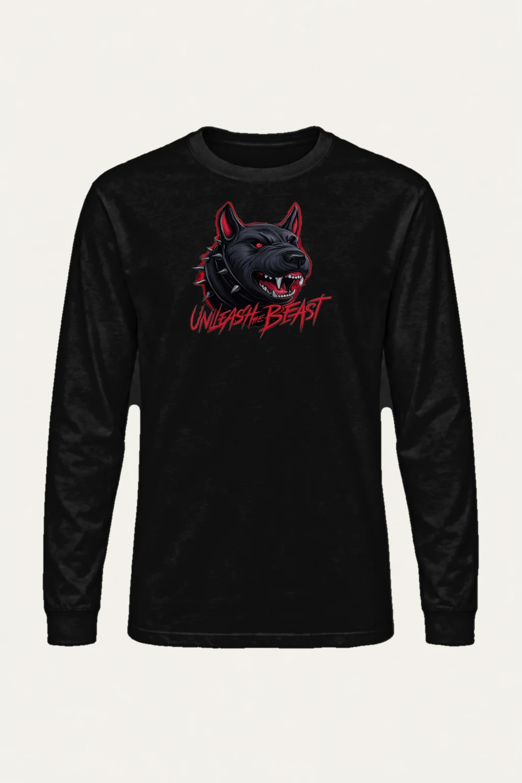 "Unleash The Beast" Unisex Longsleeve T-shirt | Gildan 2400