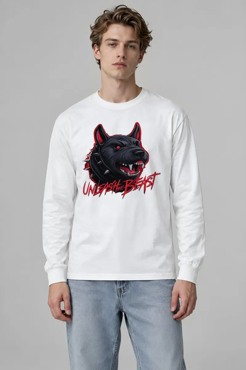 "Unleash The Beast" Unisex Longsleeve T-shirt