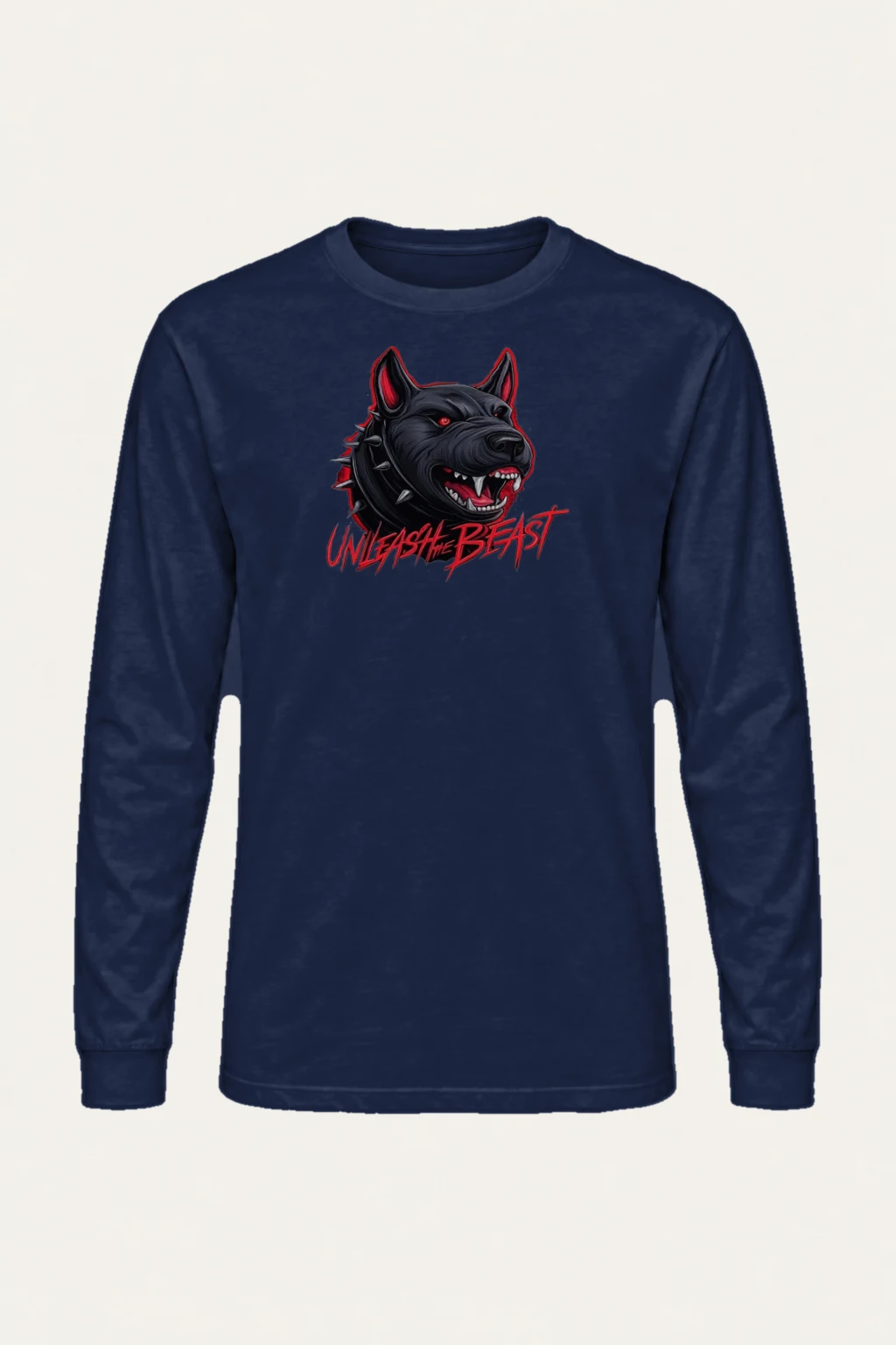 "Unleash The Beast" Unisex Longsleeve T-shirt | Gildan 2400