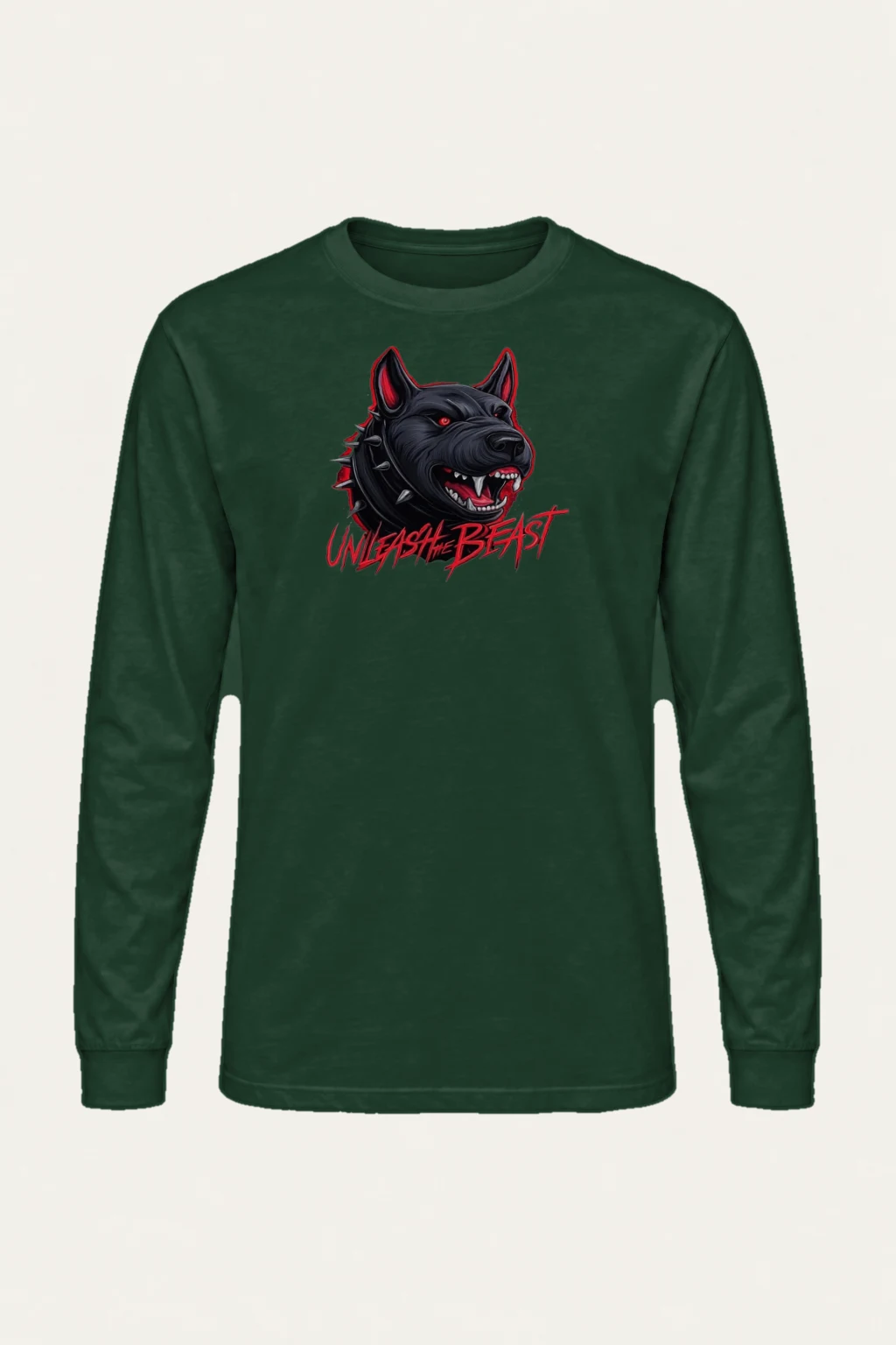 "Unleash The Beast" Unisex Longsleeve T-shirt | Gildan 2400